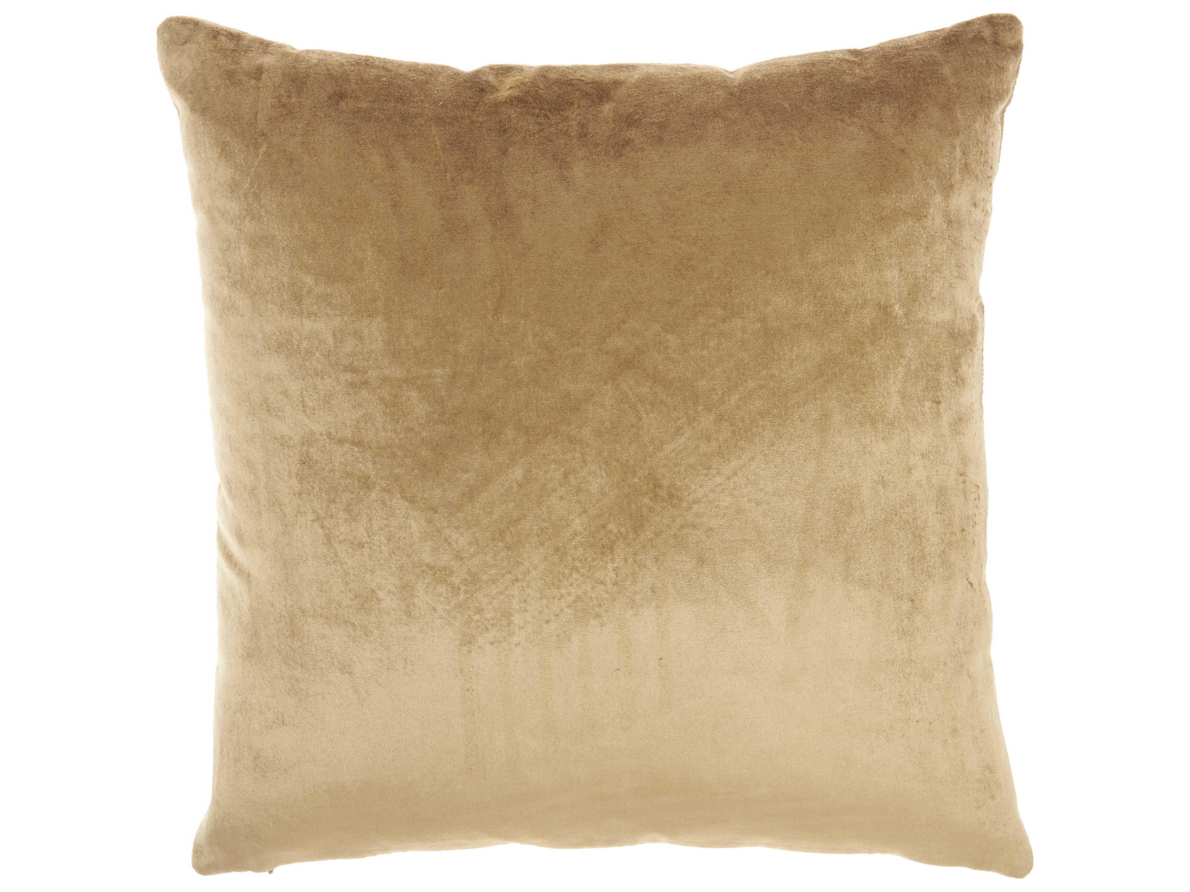 Nourison Sofia Beige / Gold 20" x 20" Pillow