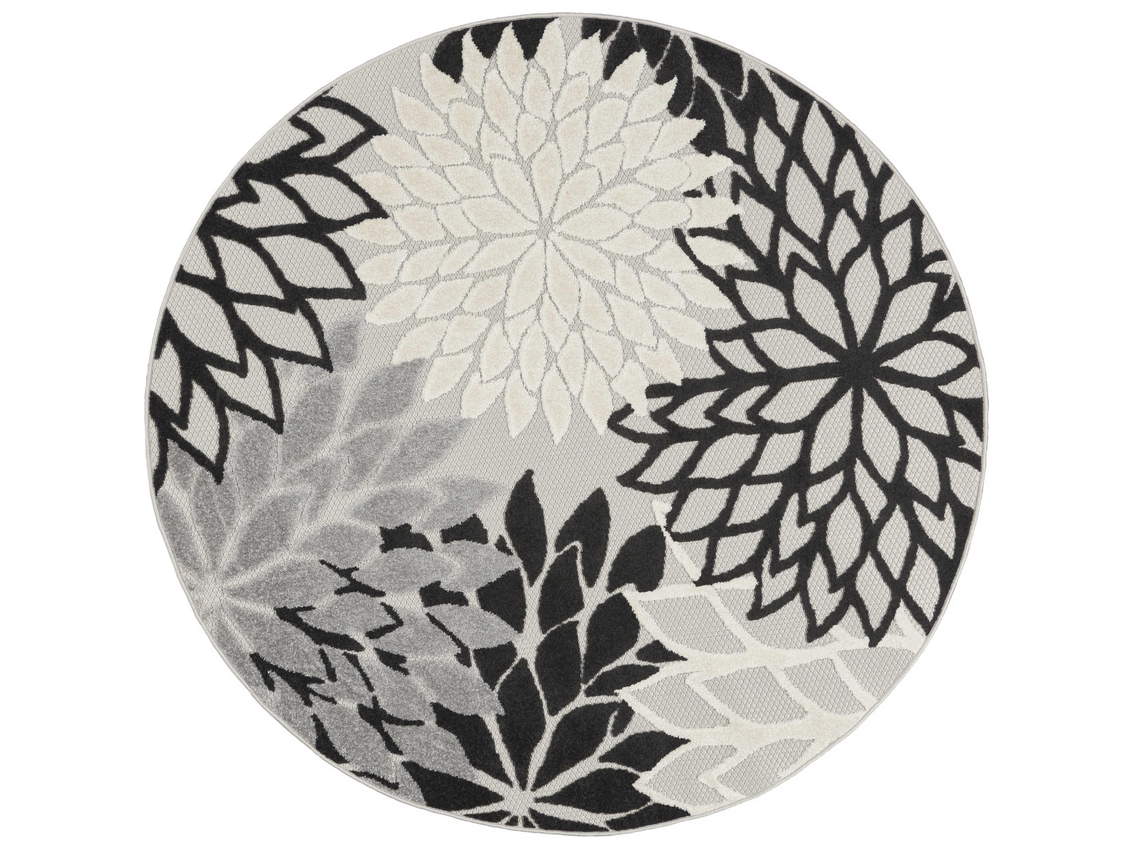 Aloha Indoor Outdoor Floral Area Rug