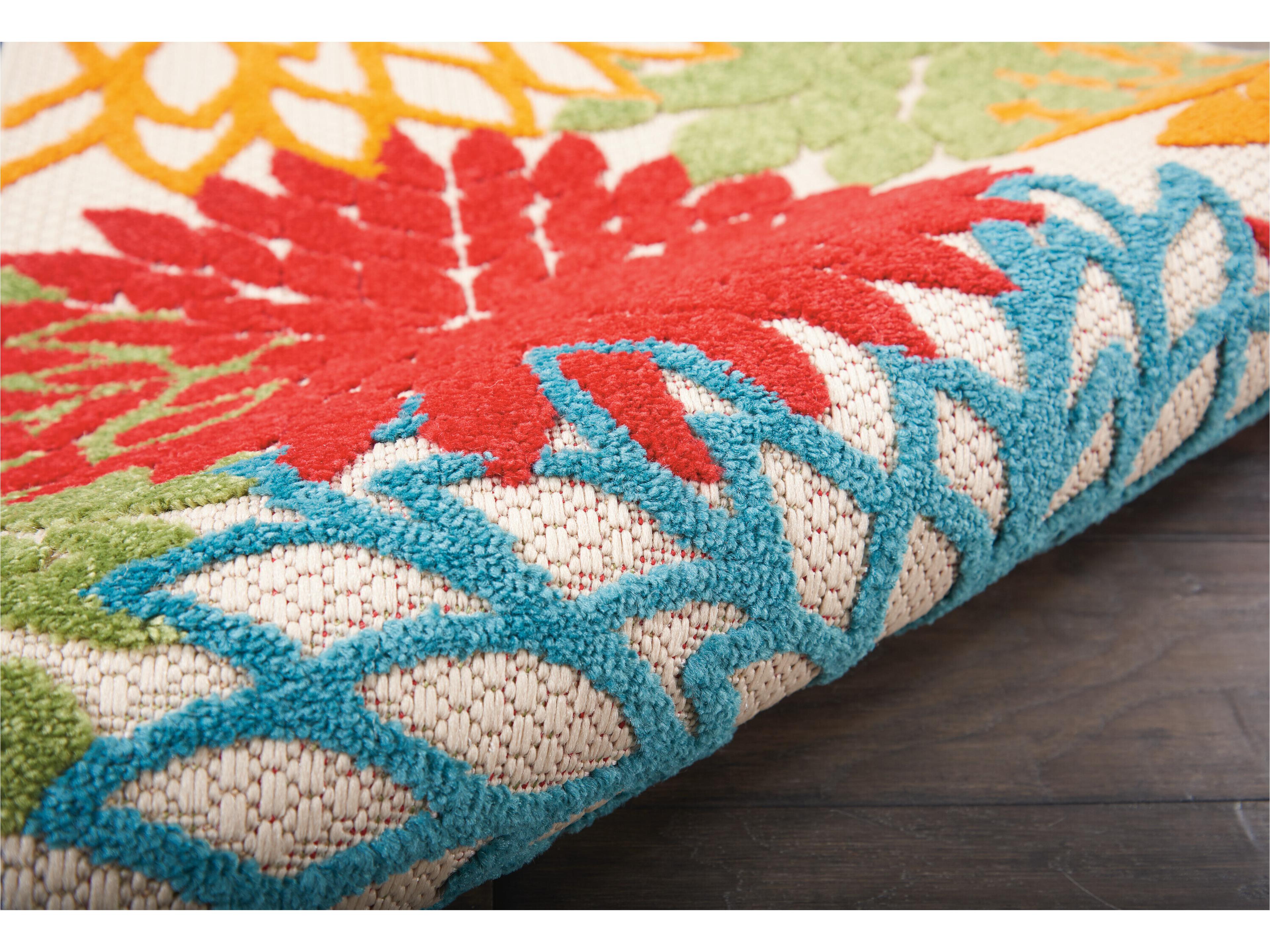 Nourison Aloha Floral Runner Area Rug