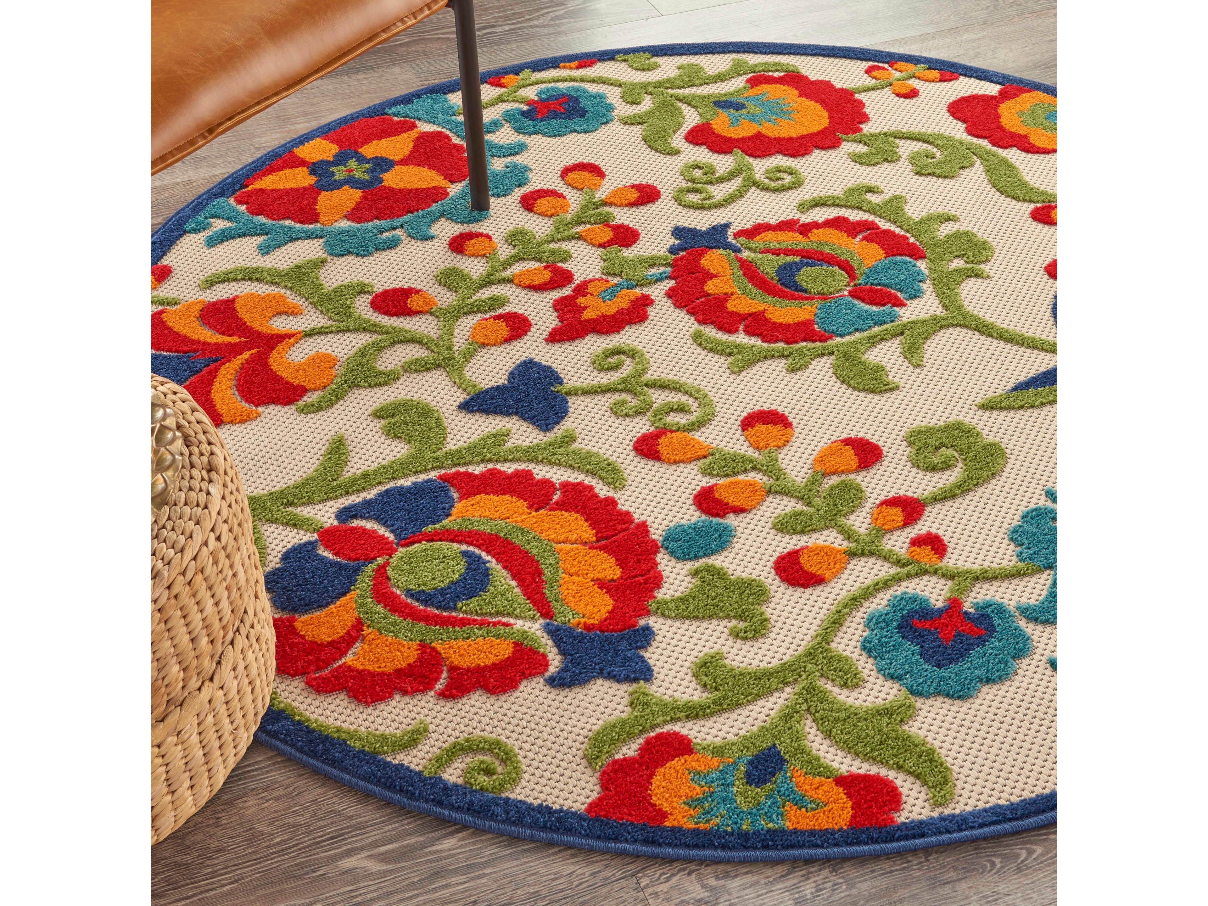 Nourison Aloha Bordered Area Rug