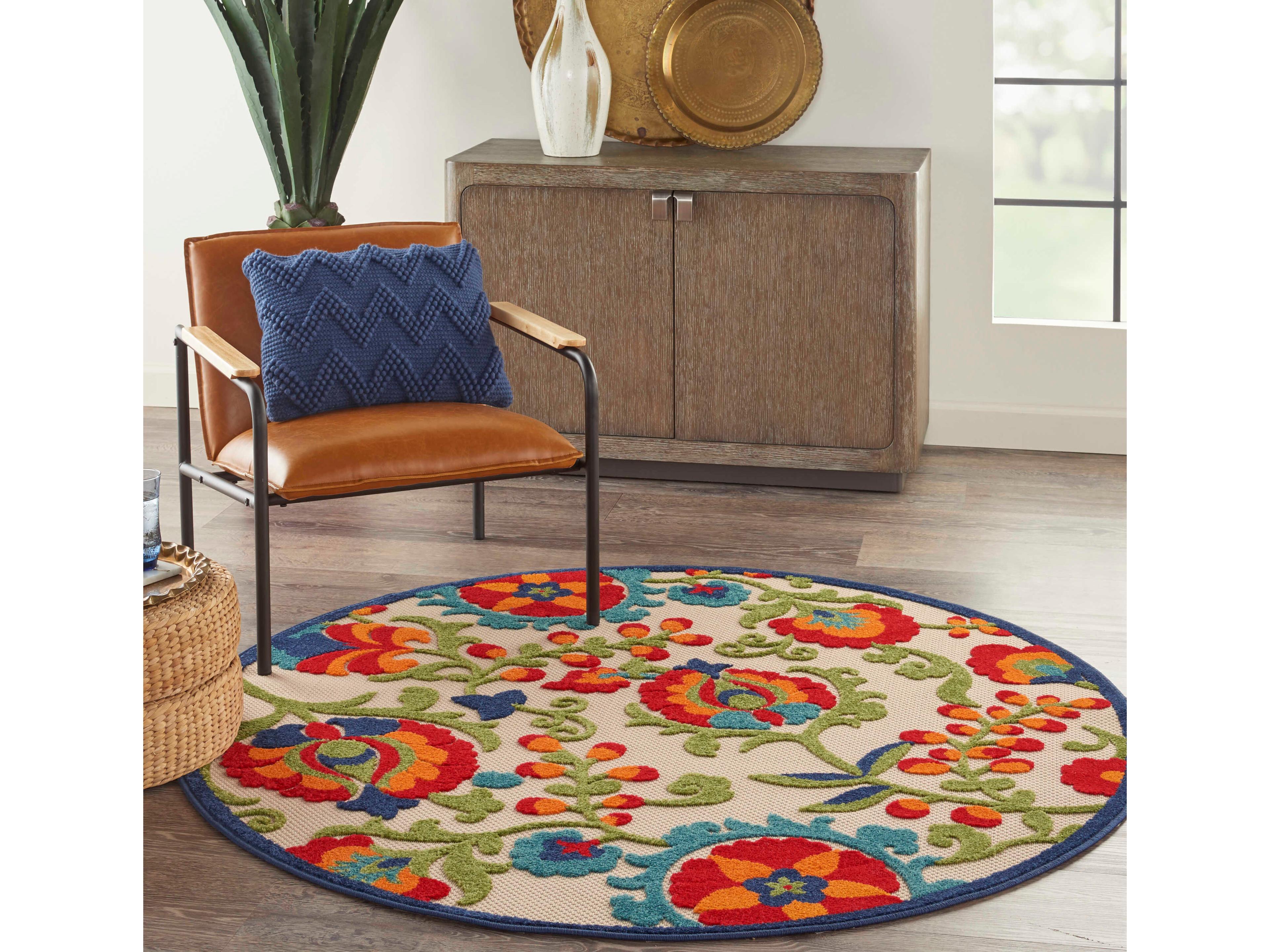 Nourison Aloha Bordered Area Rug