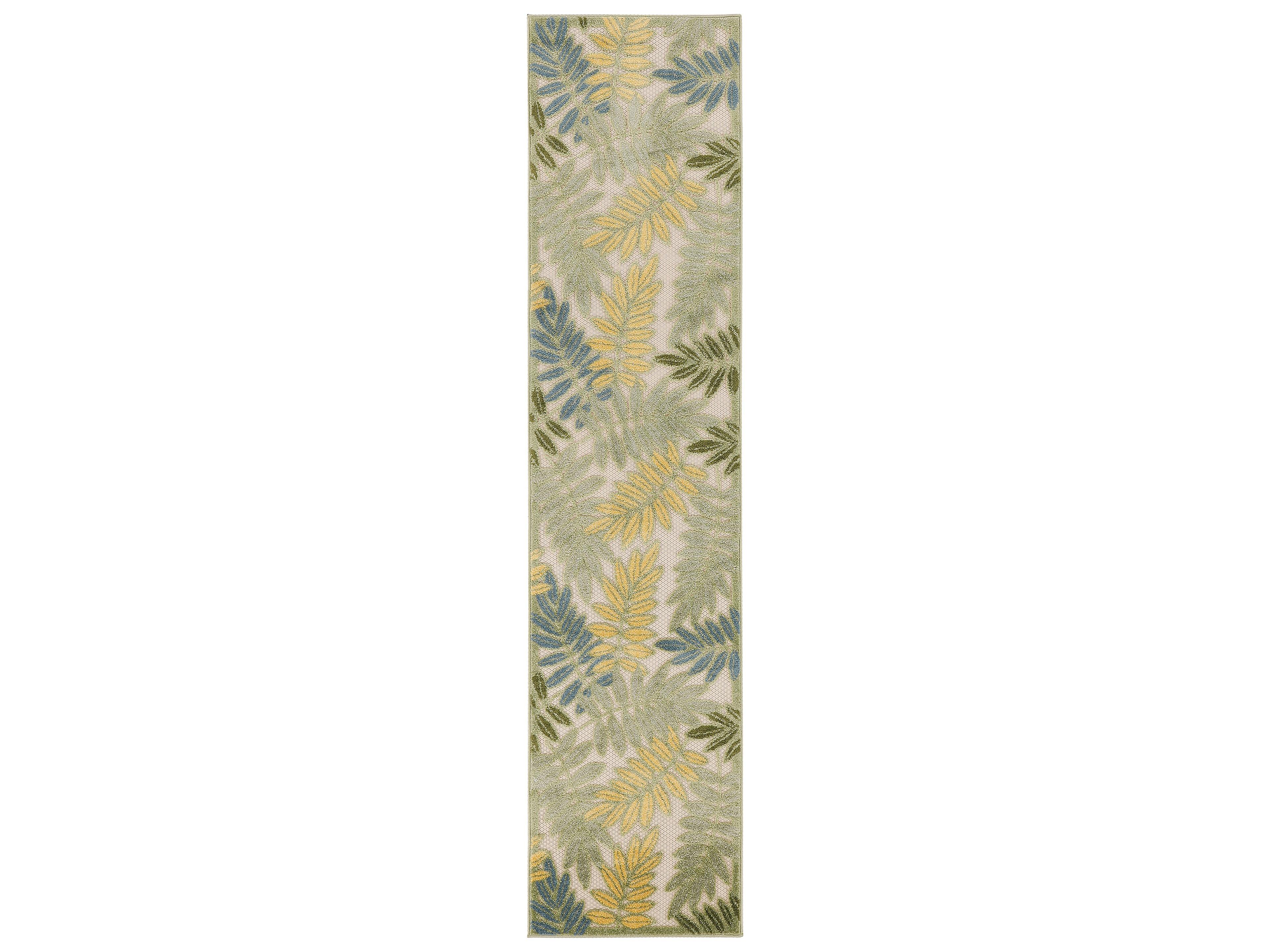 Aloha Runner Rug Indoor Outdoor Floral