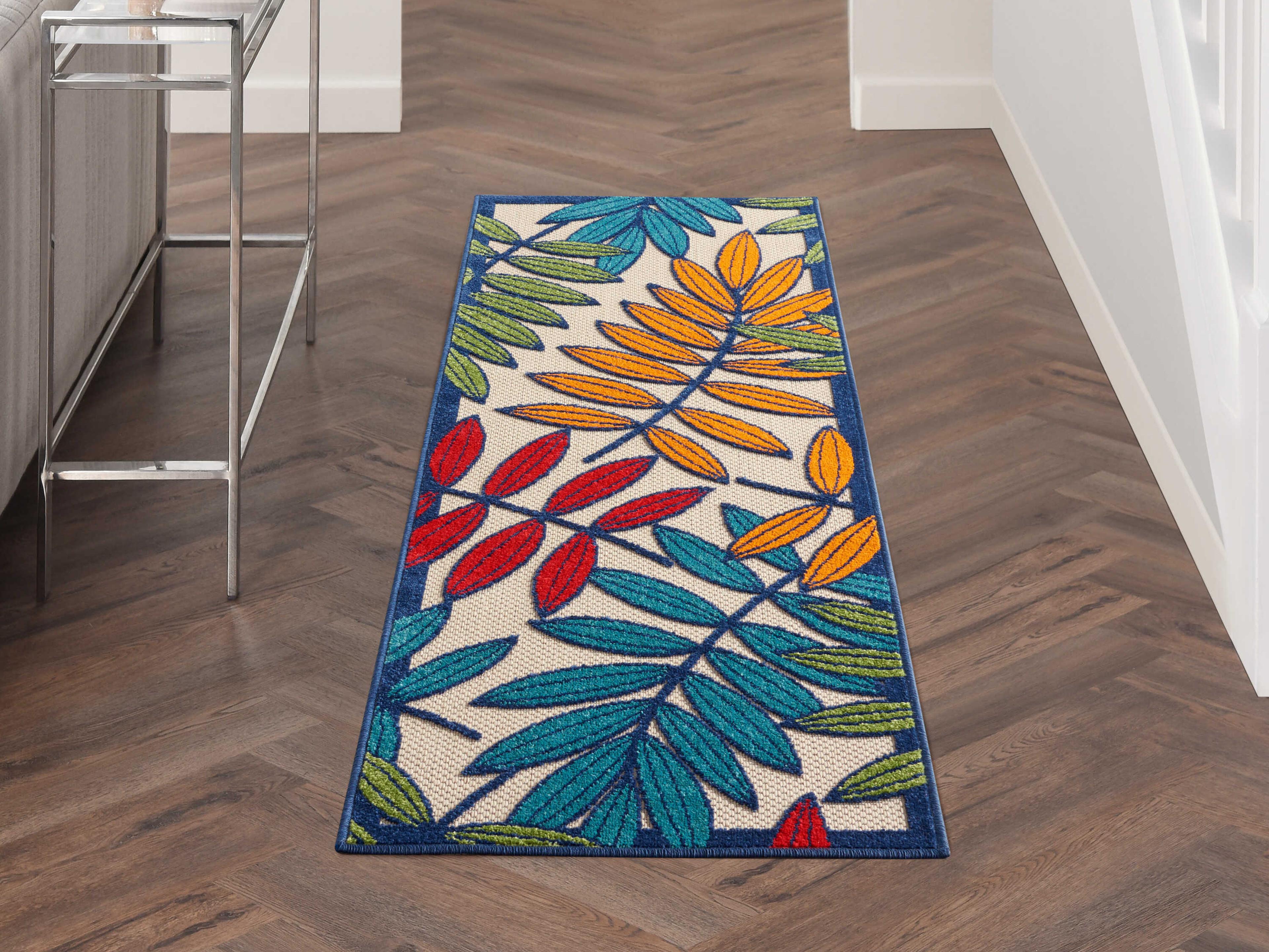 Nourison Aloha Bordered Runner Area Rug
