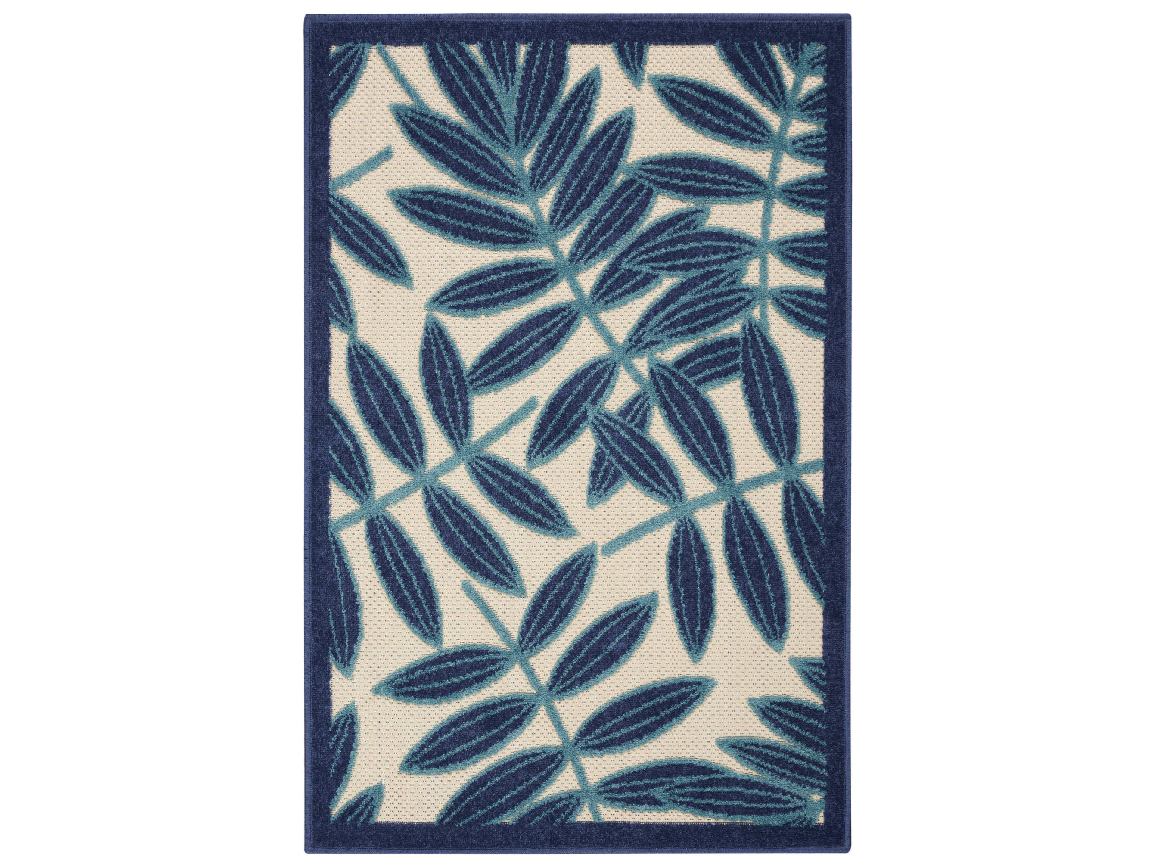 Aloha Indoor Outdoor Rug Tropical Leaf