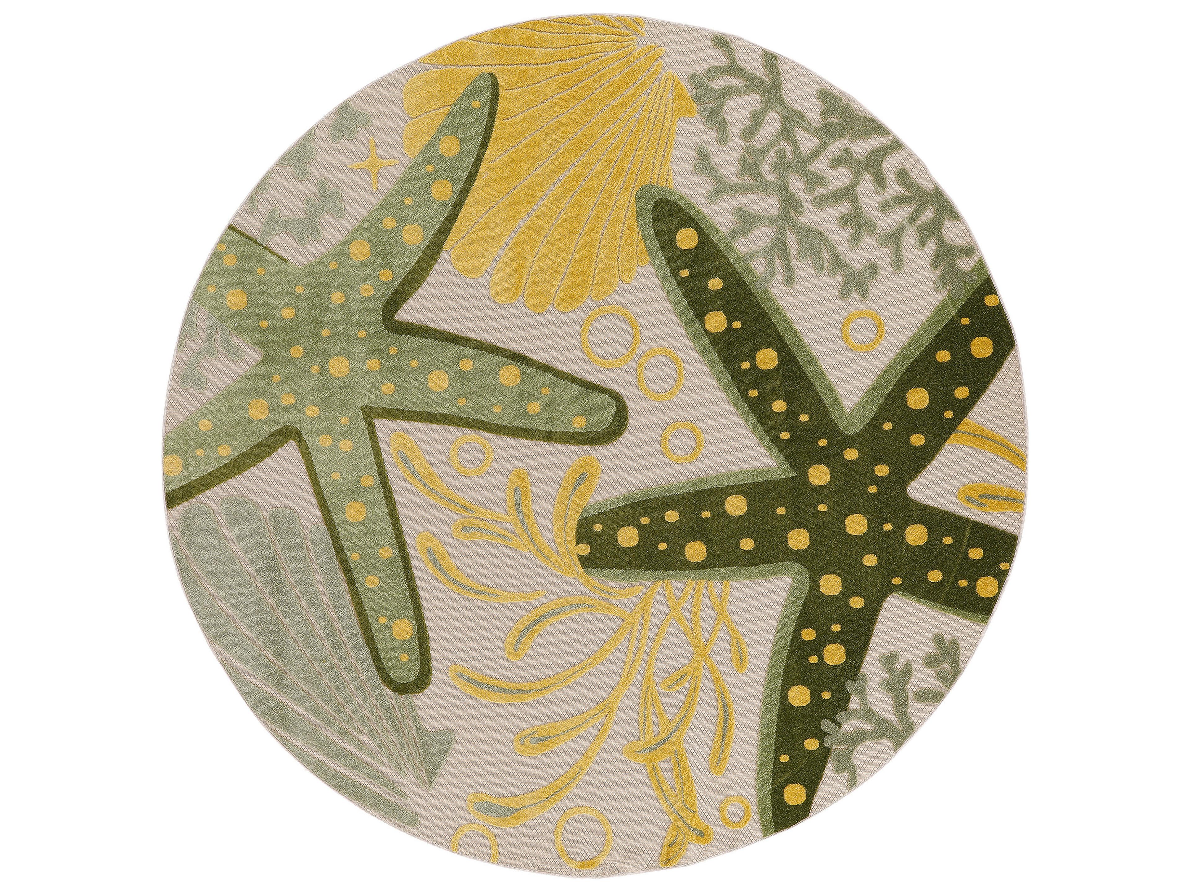 Aloha Indoor Outdoor Rug Coastal Starfish