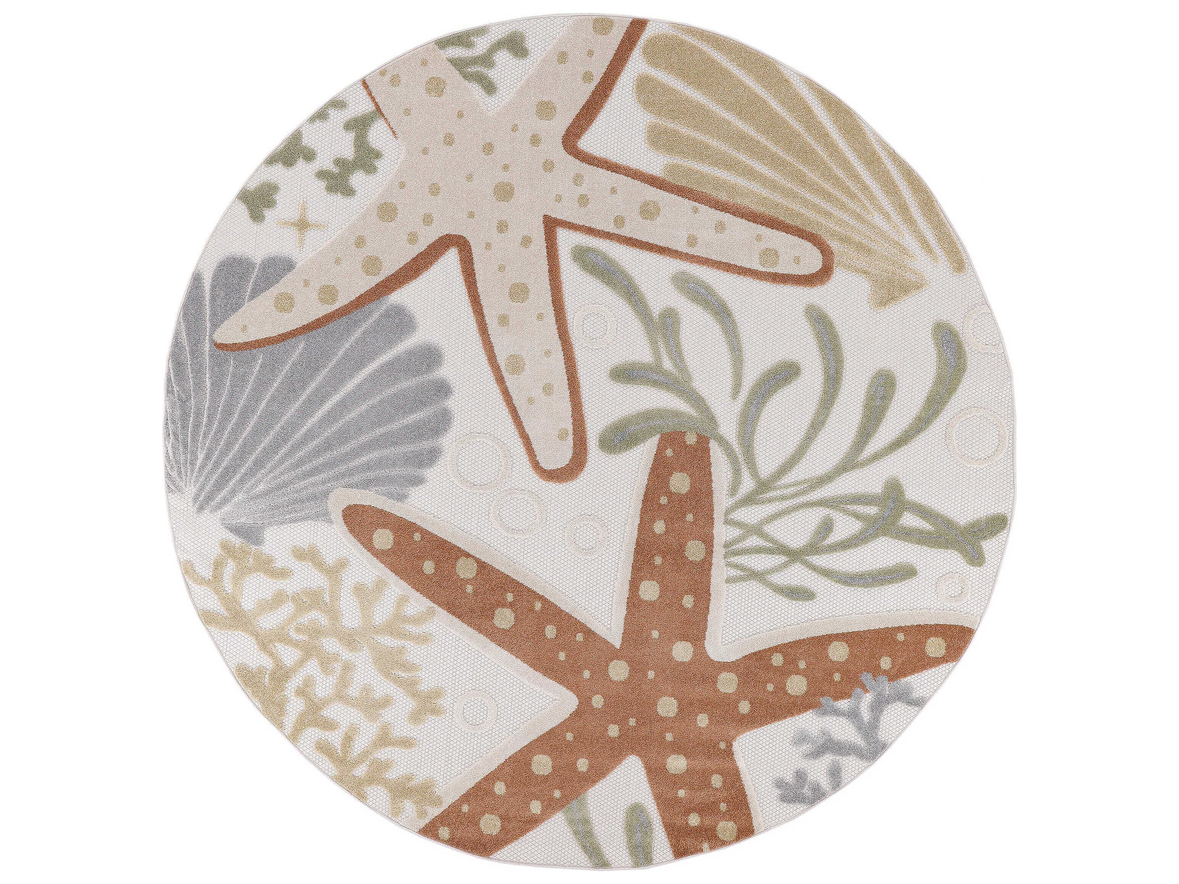 Aloha Indoor Outdoor Rug Coastal Multicolor