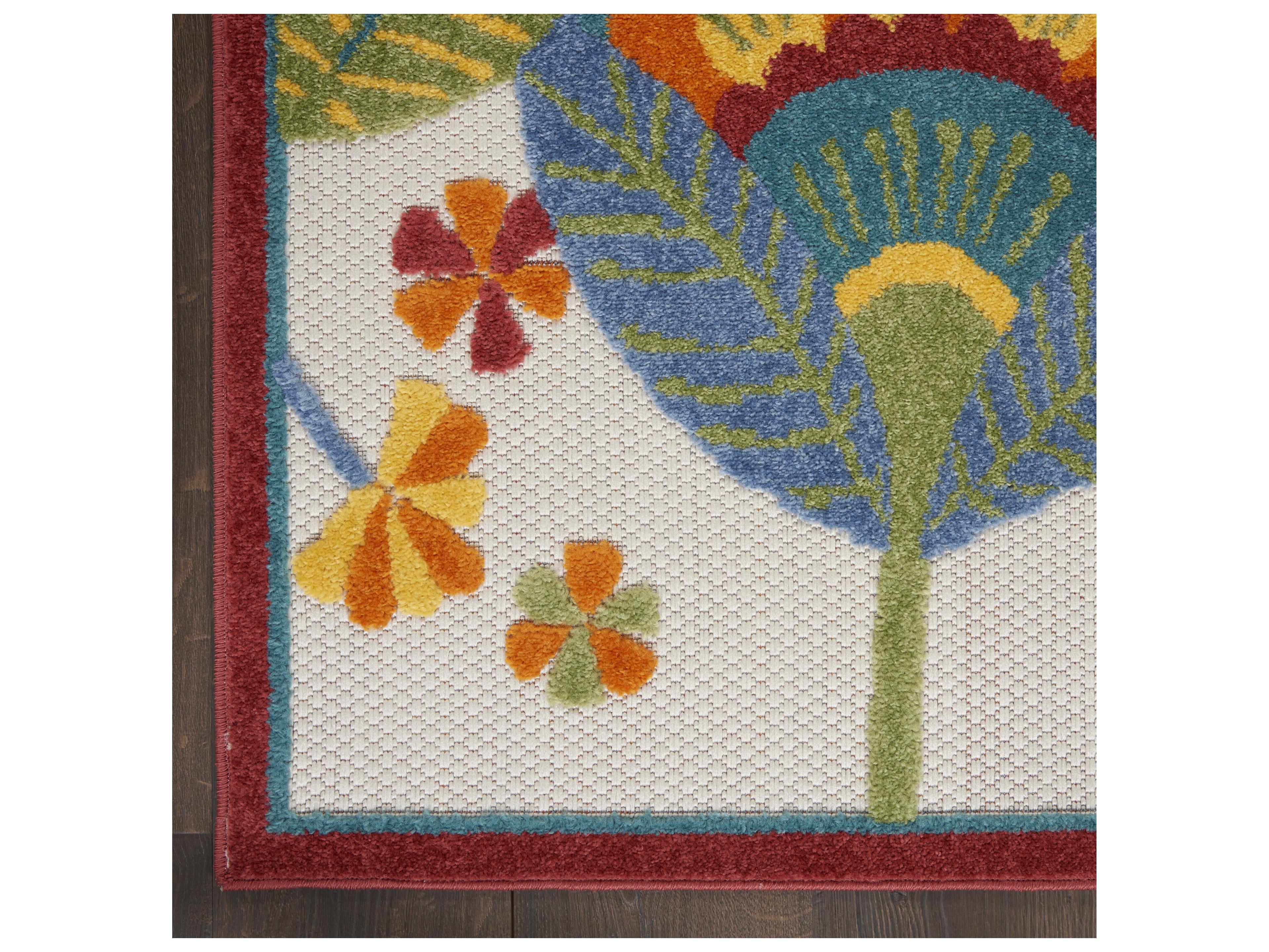 Nourison Aloha Bordered Area Rug