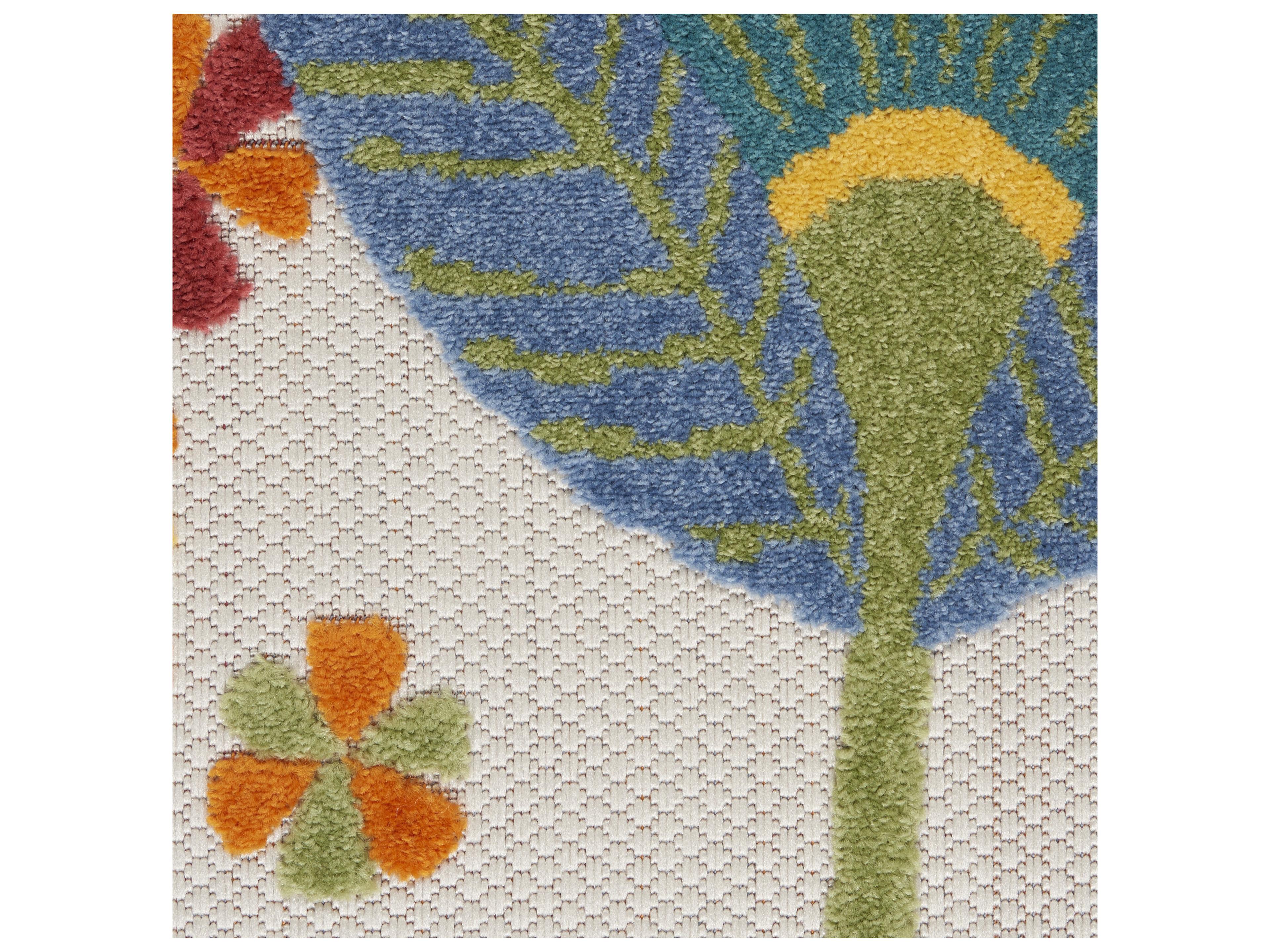 Nourison Aloha Bordered Area Rug