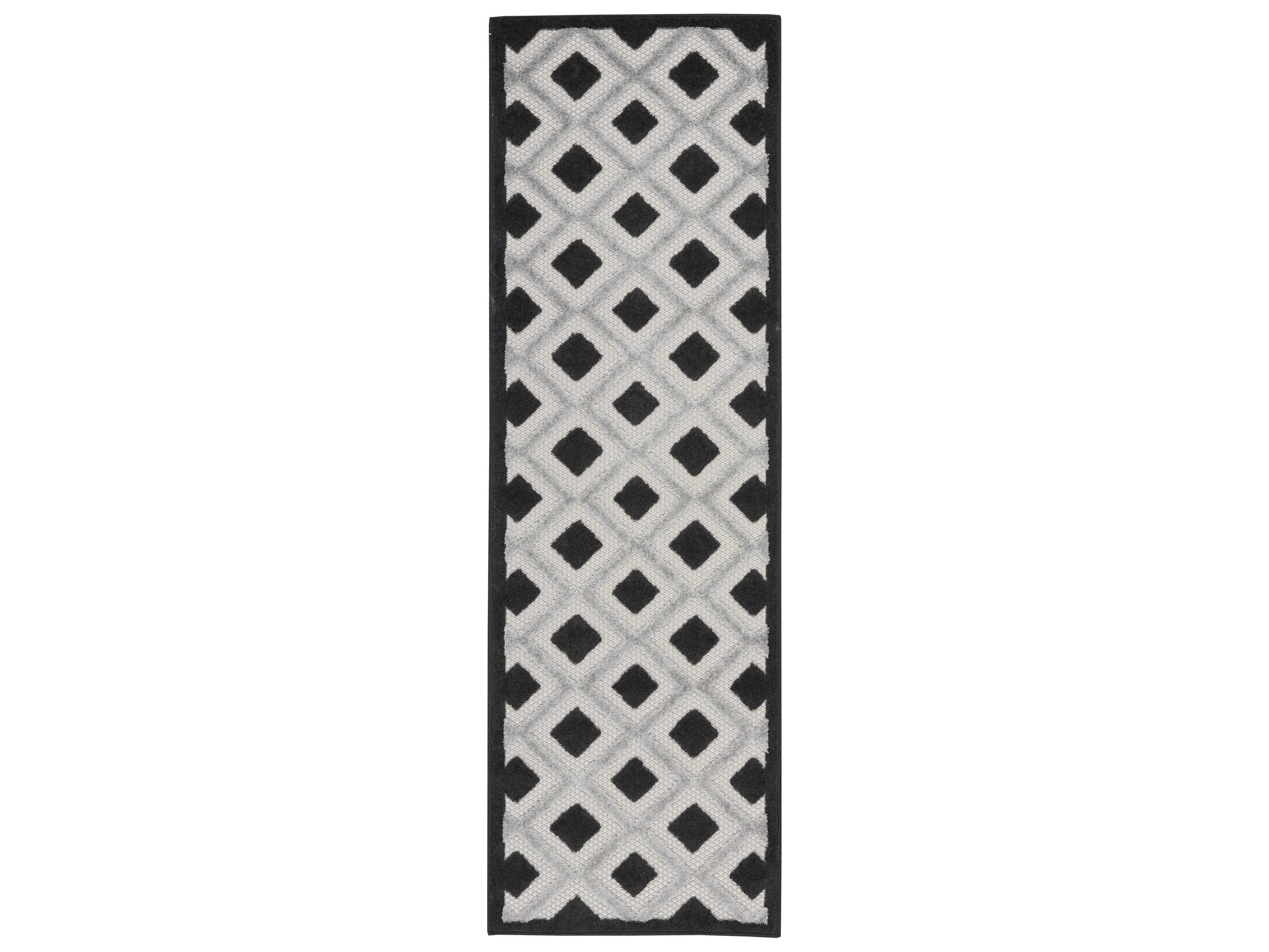 Aloha Runner Rug Indoor Outdoor Geometric Diamond