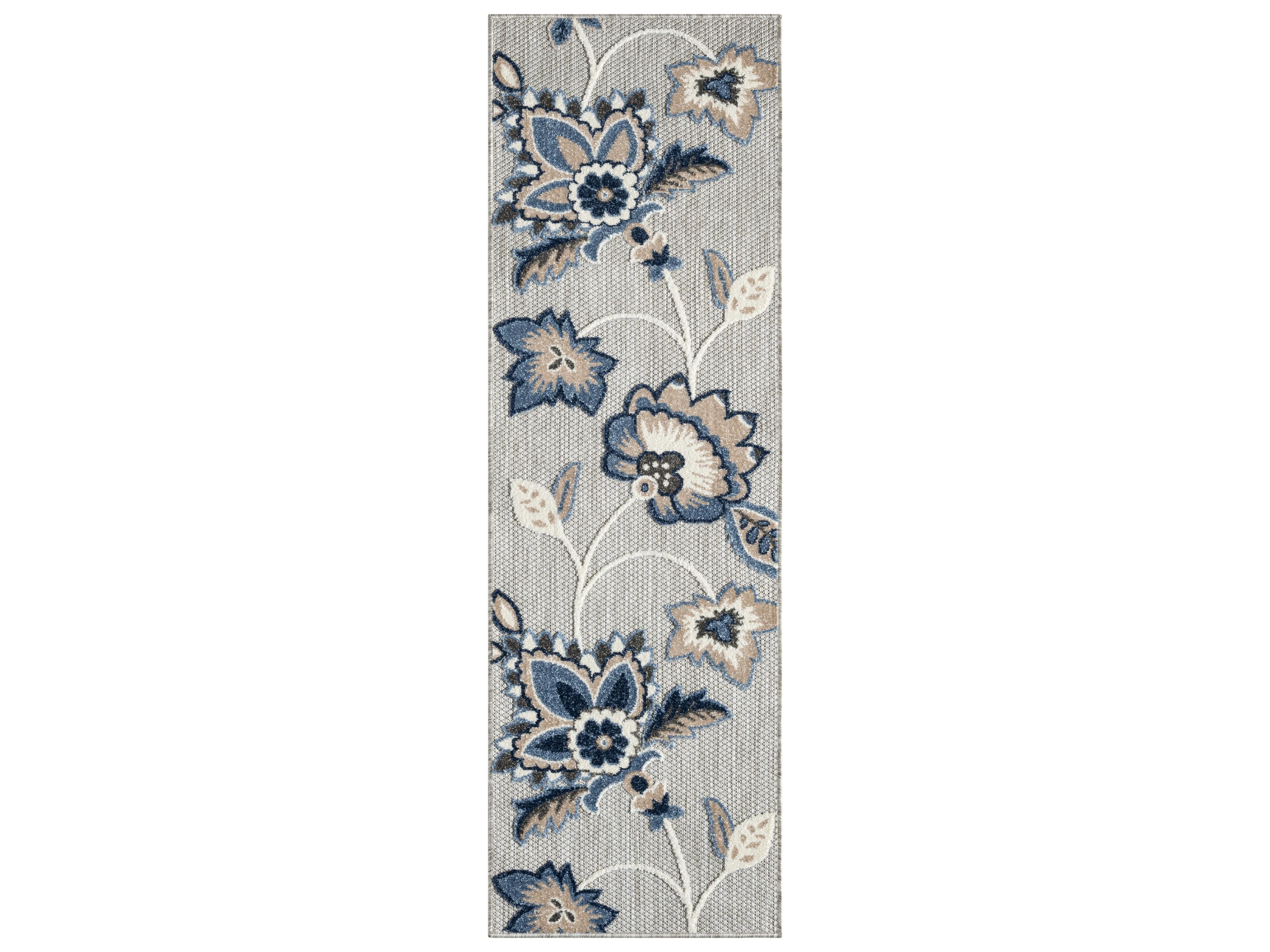 Aloha Floral Runner Area Rug