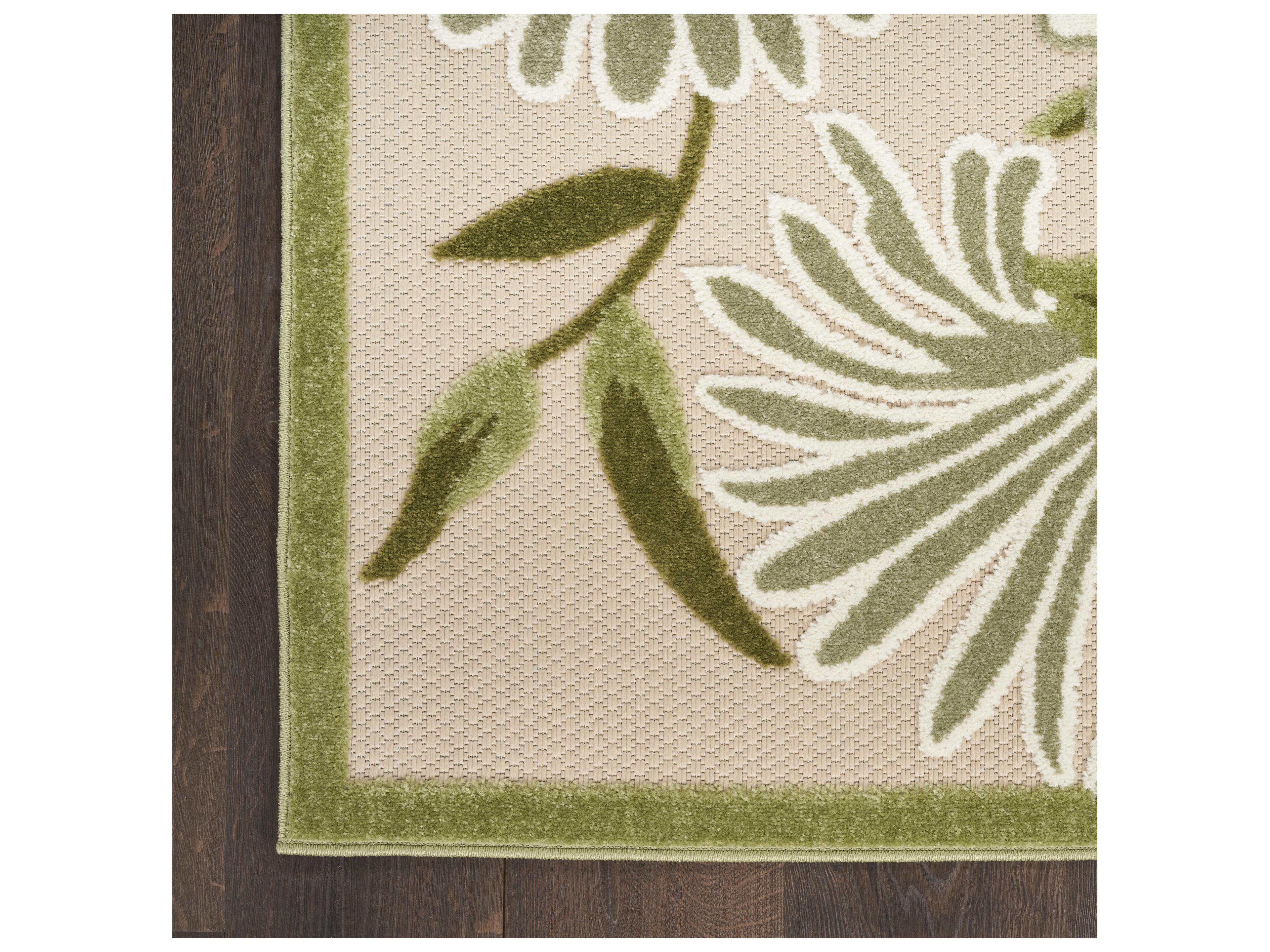 Nourison Aloha Bordered Runner Area Rug