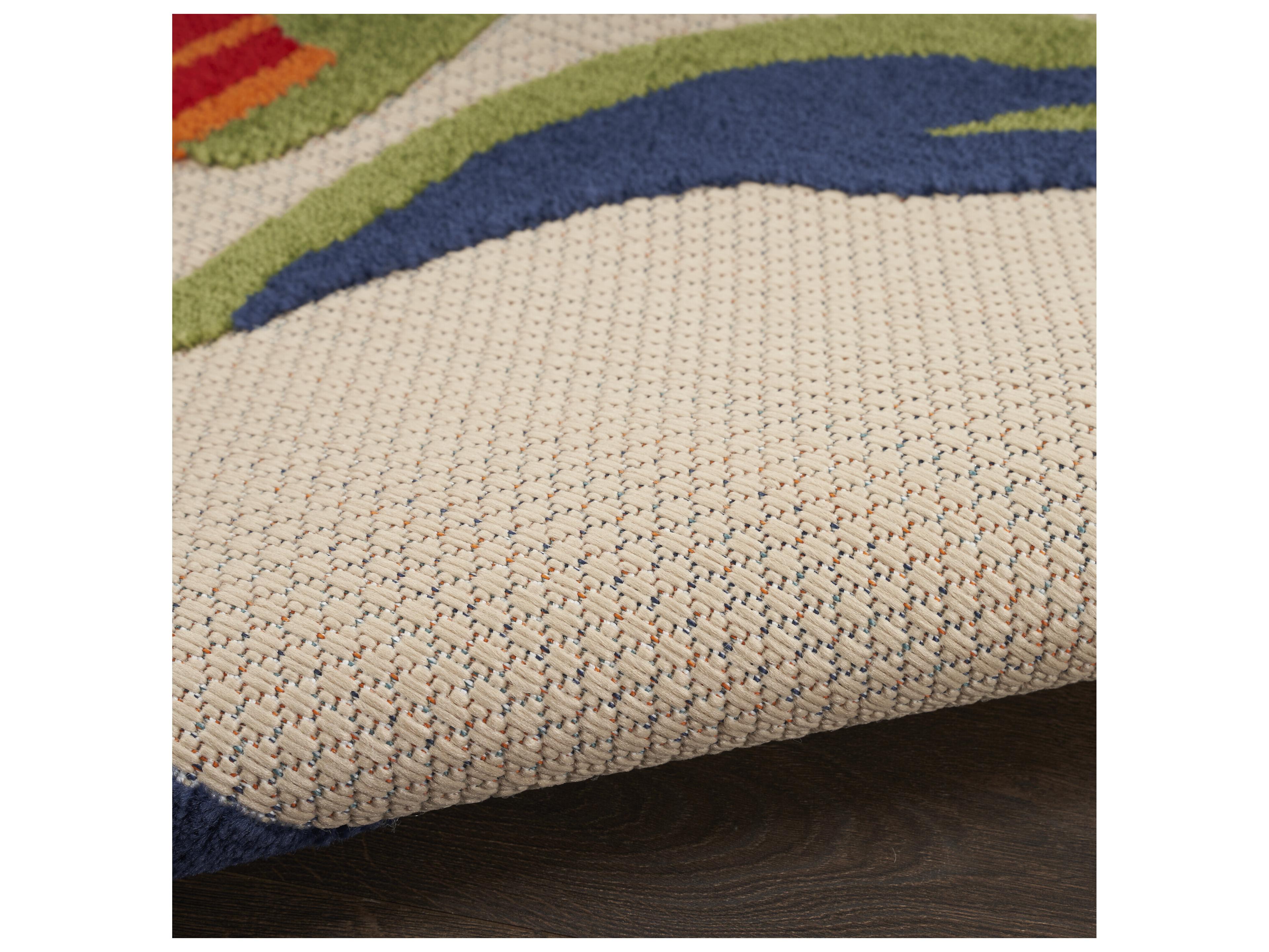 Nourison Aloha Bordered Runner Area Rug