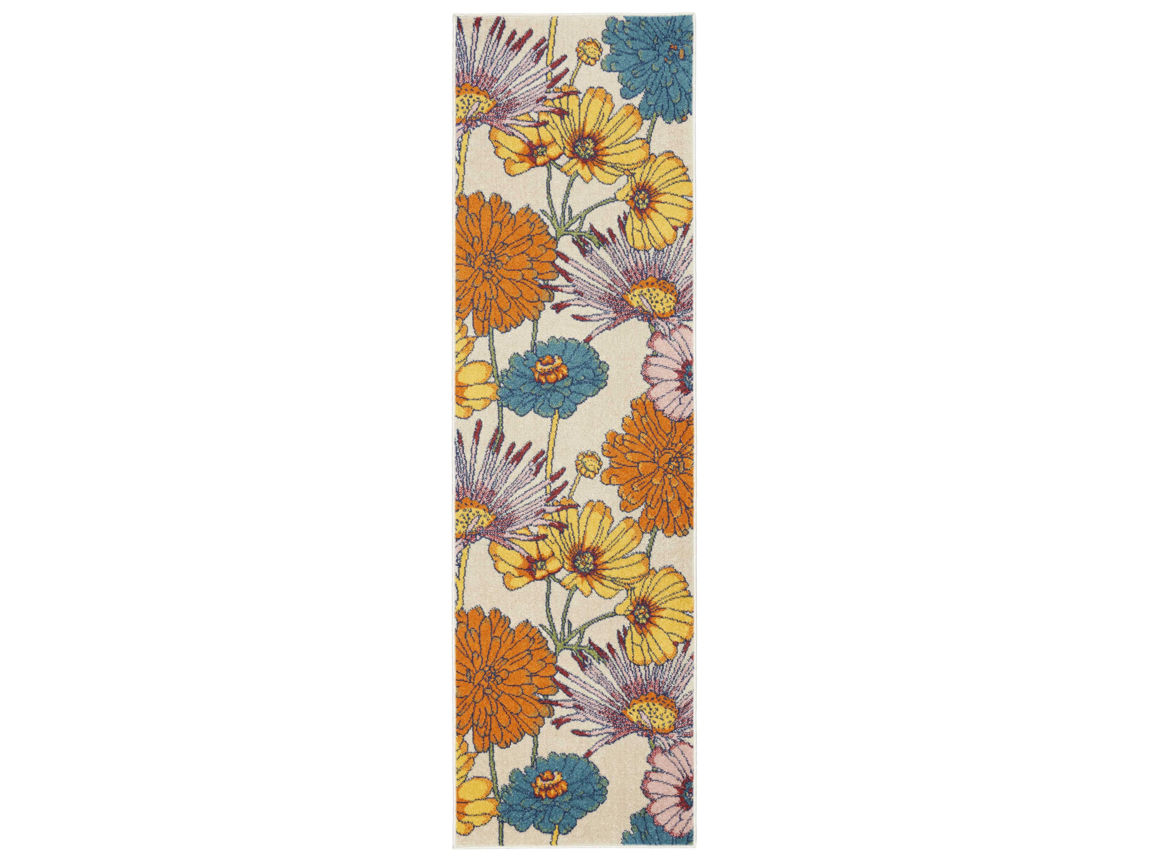 Allur Floral Runner Area Rug