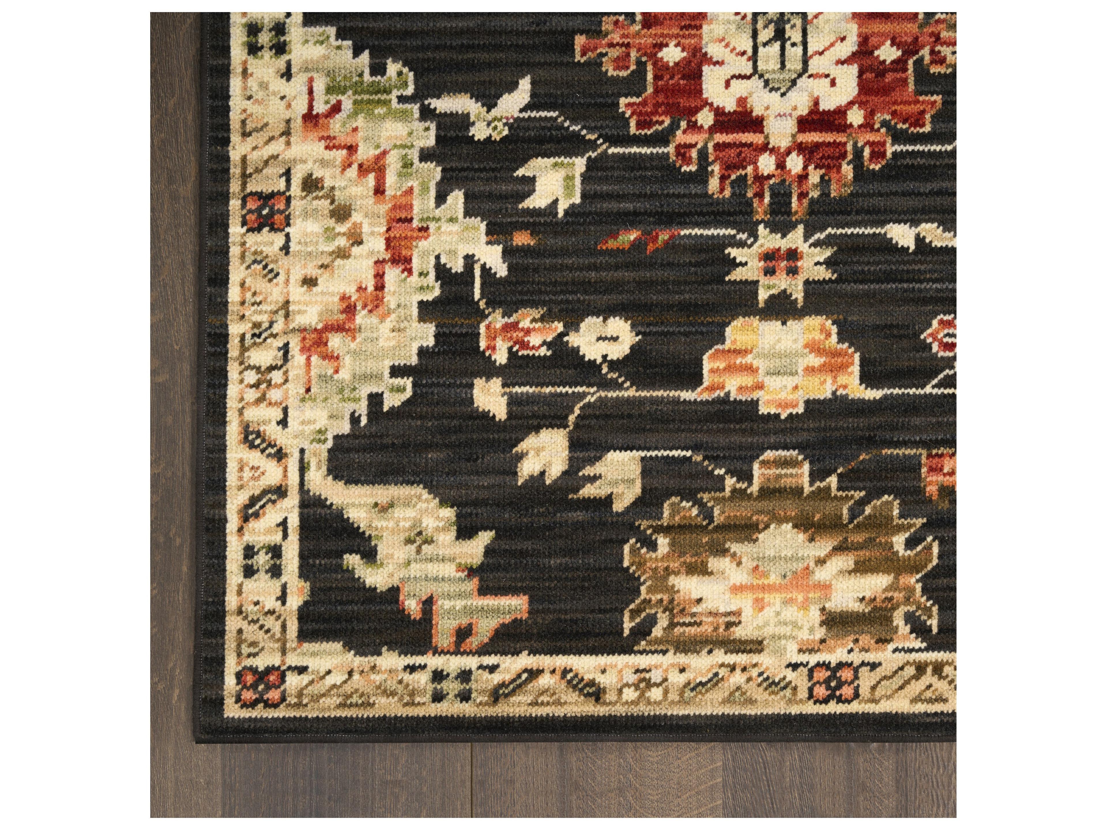 Nourison Antbl Floral Runner Area Rug