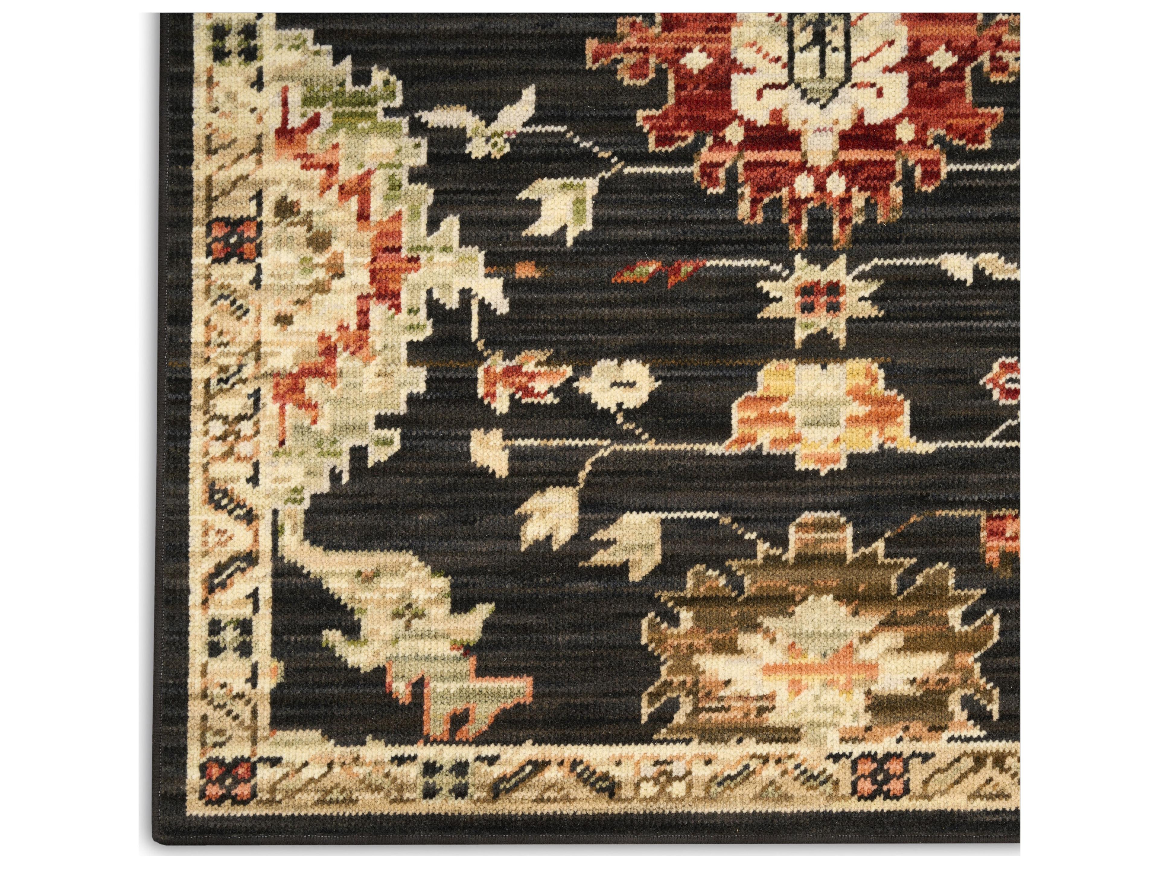 Nourison Antbl Floral Runner Area Rug