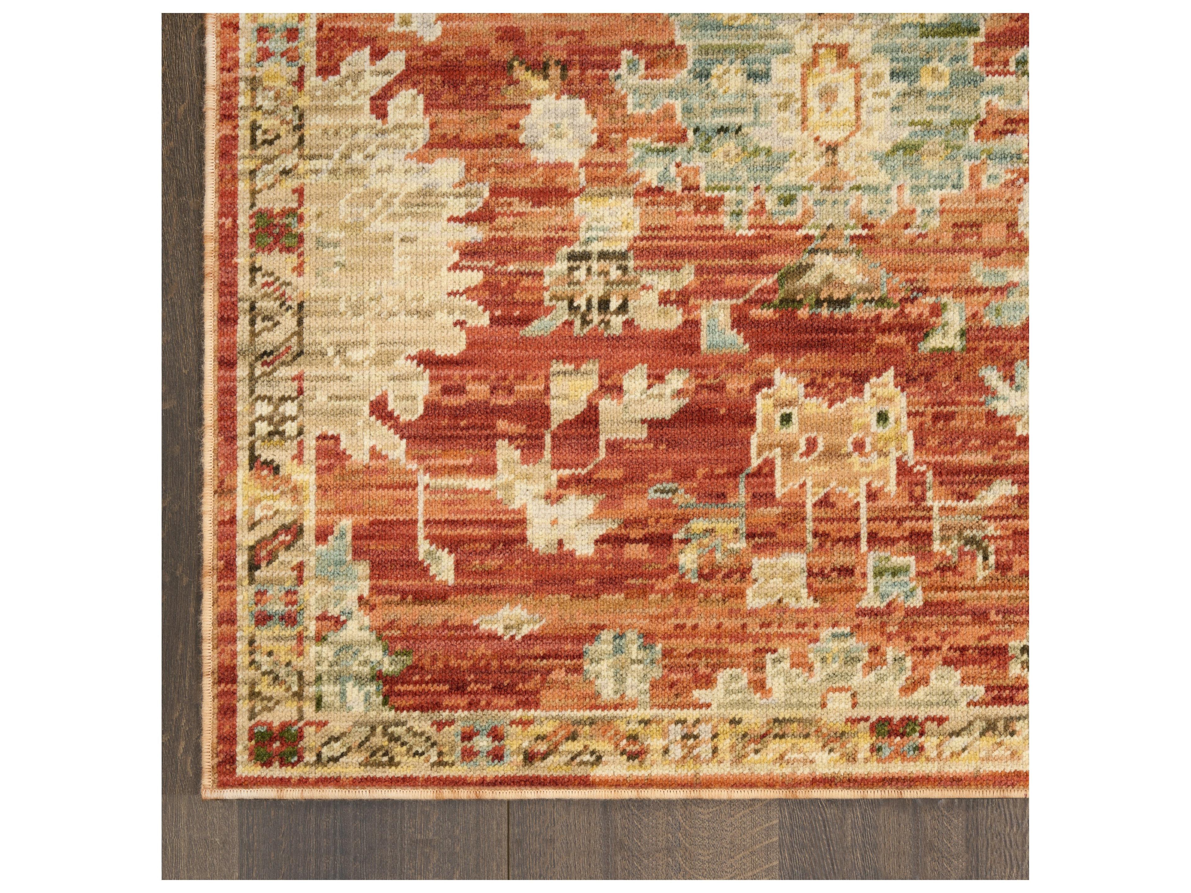 Nourison Antbl Floral Runner Area Rug