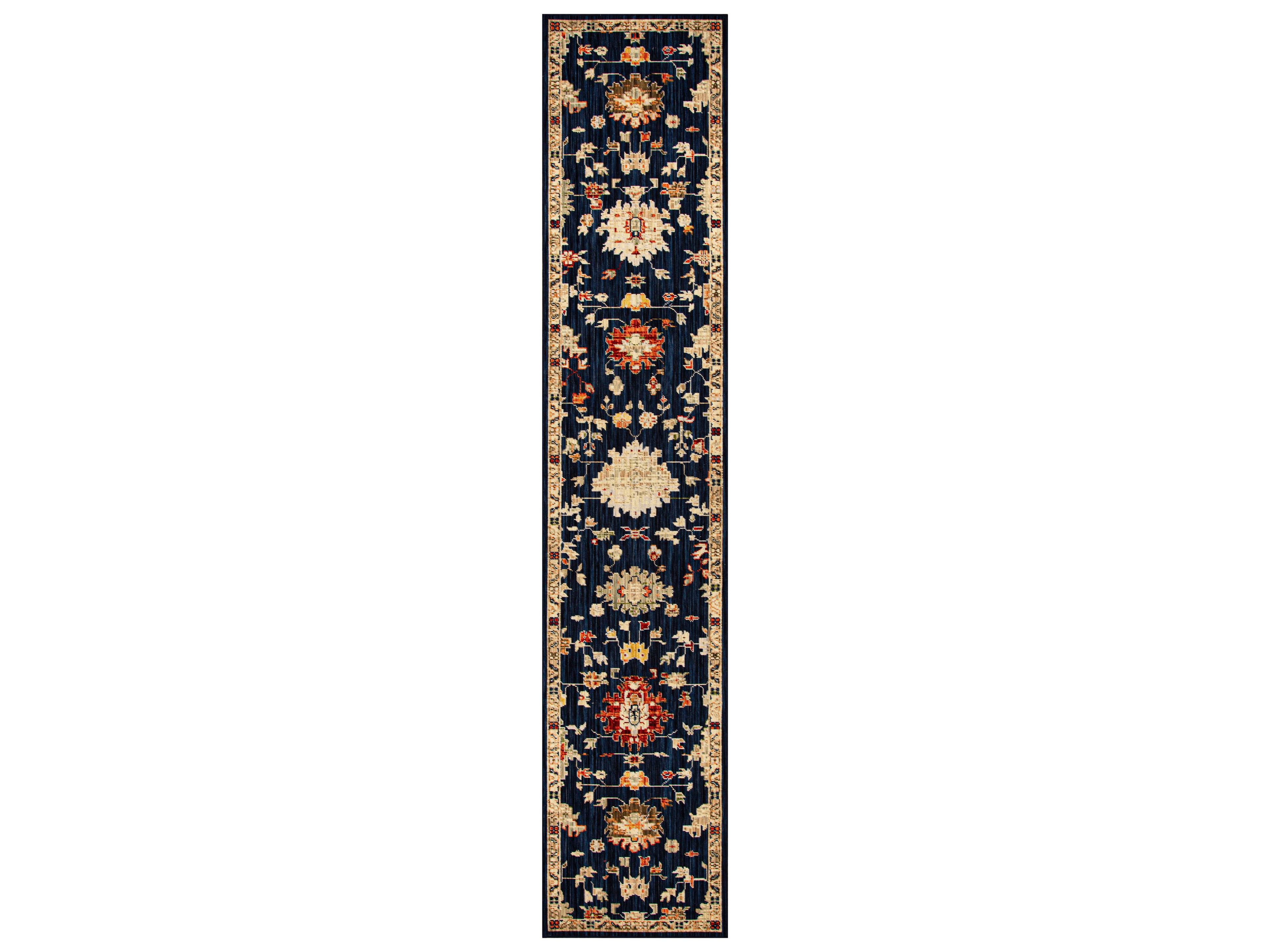 Antbl Floral Runner Area Rug