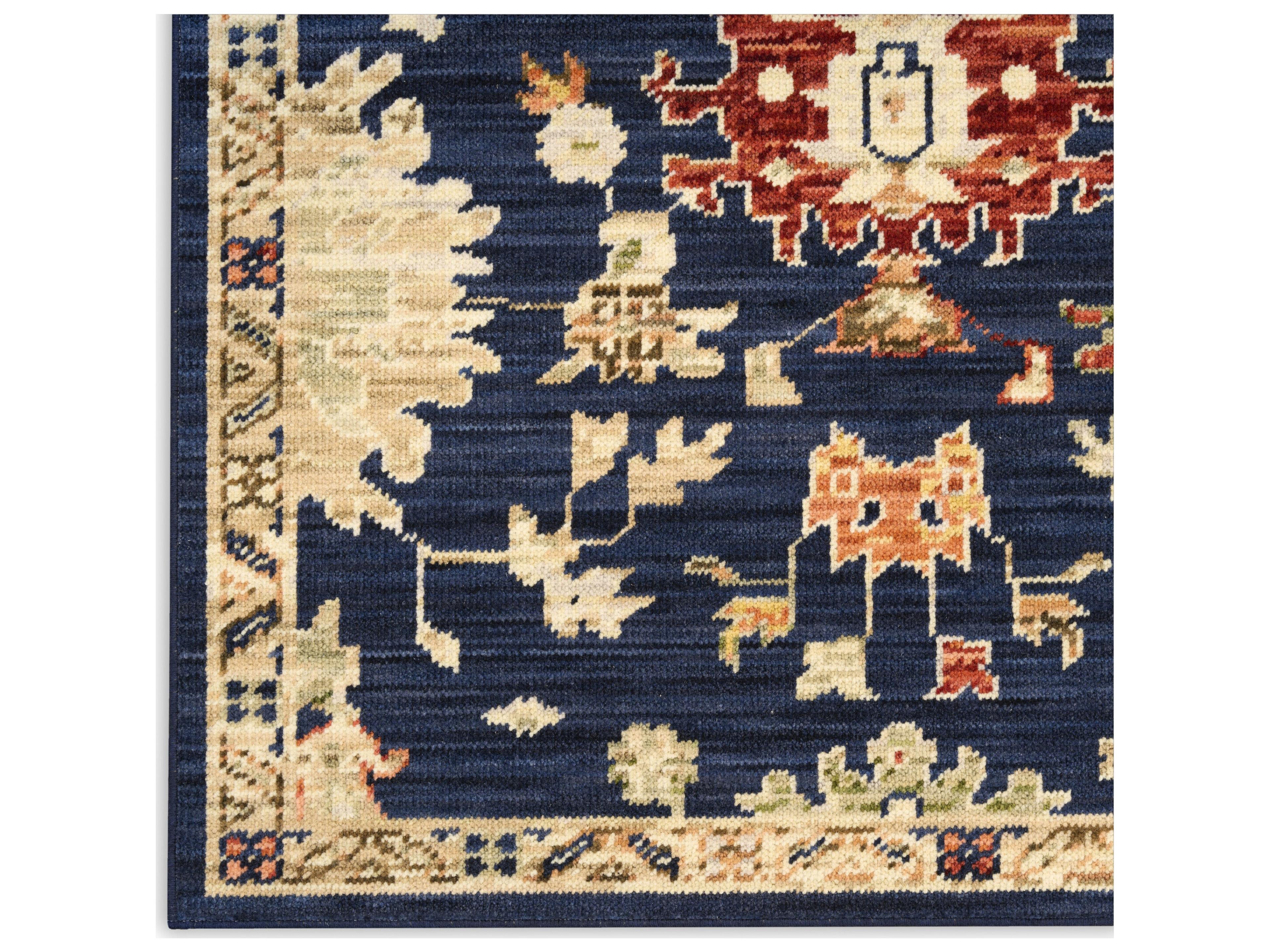 Nourison Antbl Floral Runner Area Rug