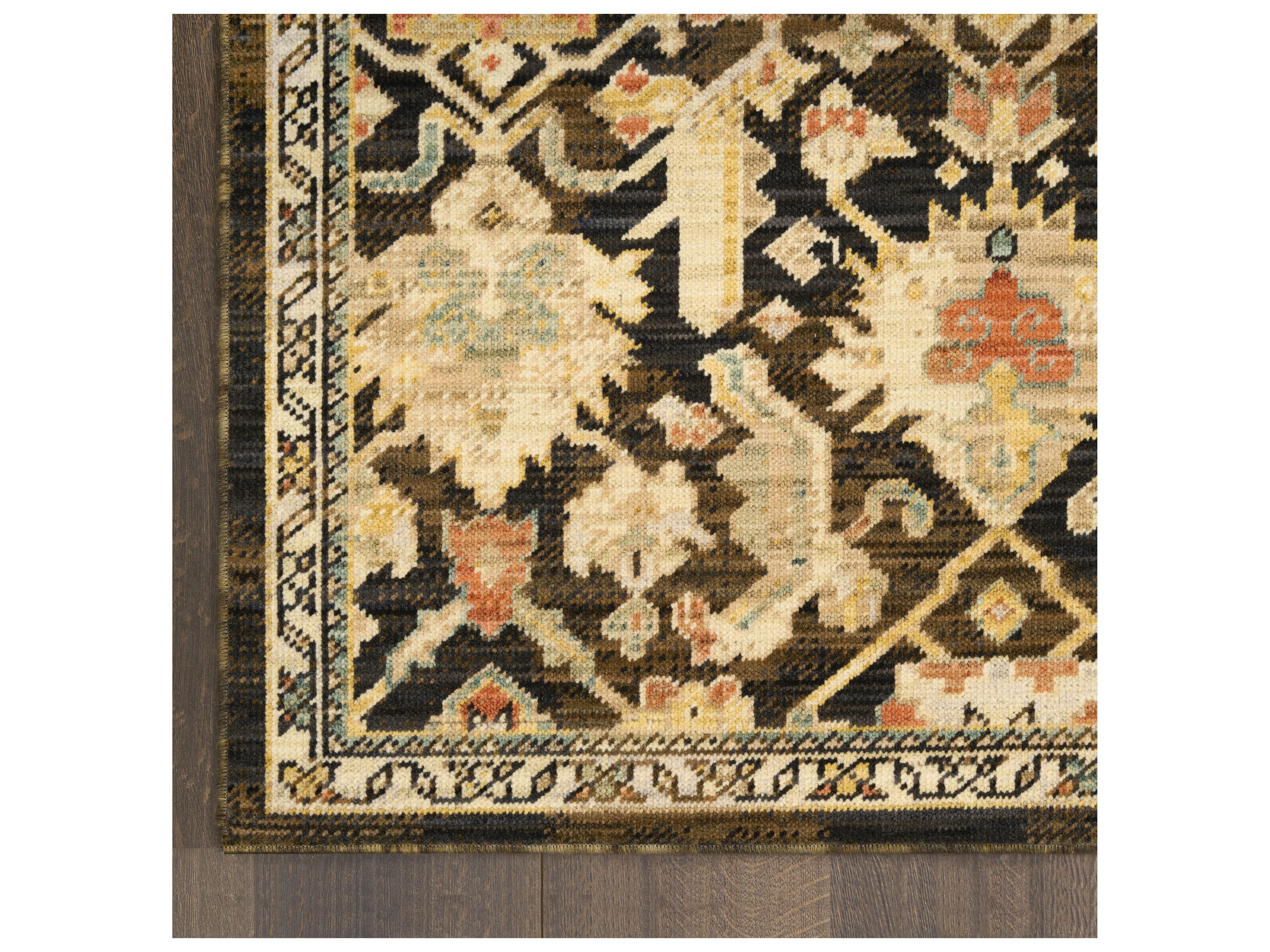 Nourison Antbl Bordered Runner Area Rug