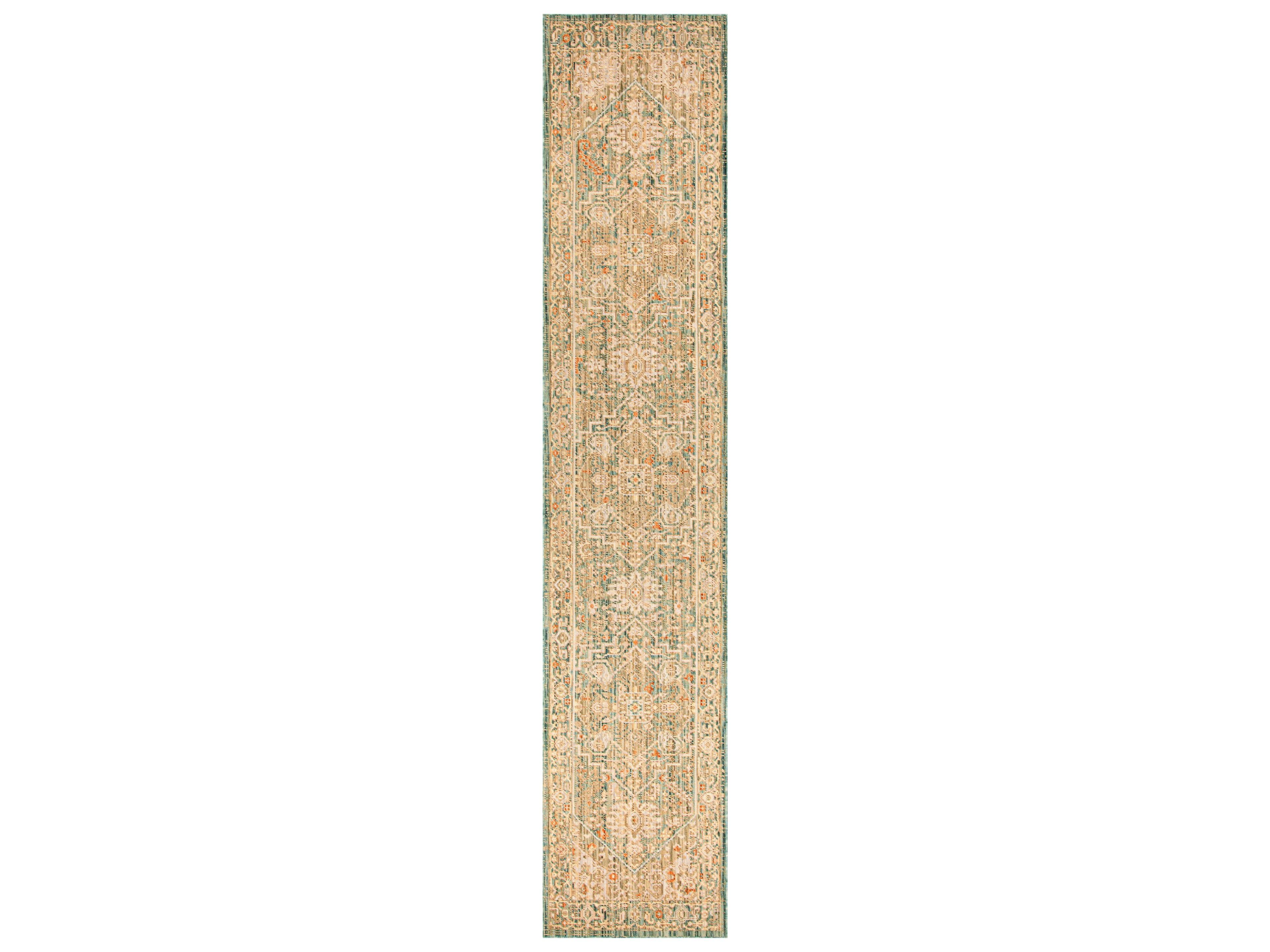 Antbl Bordered Runner Area Rug