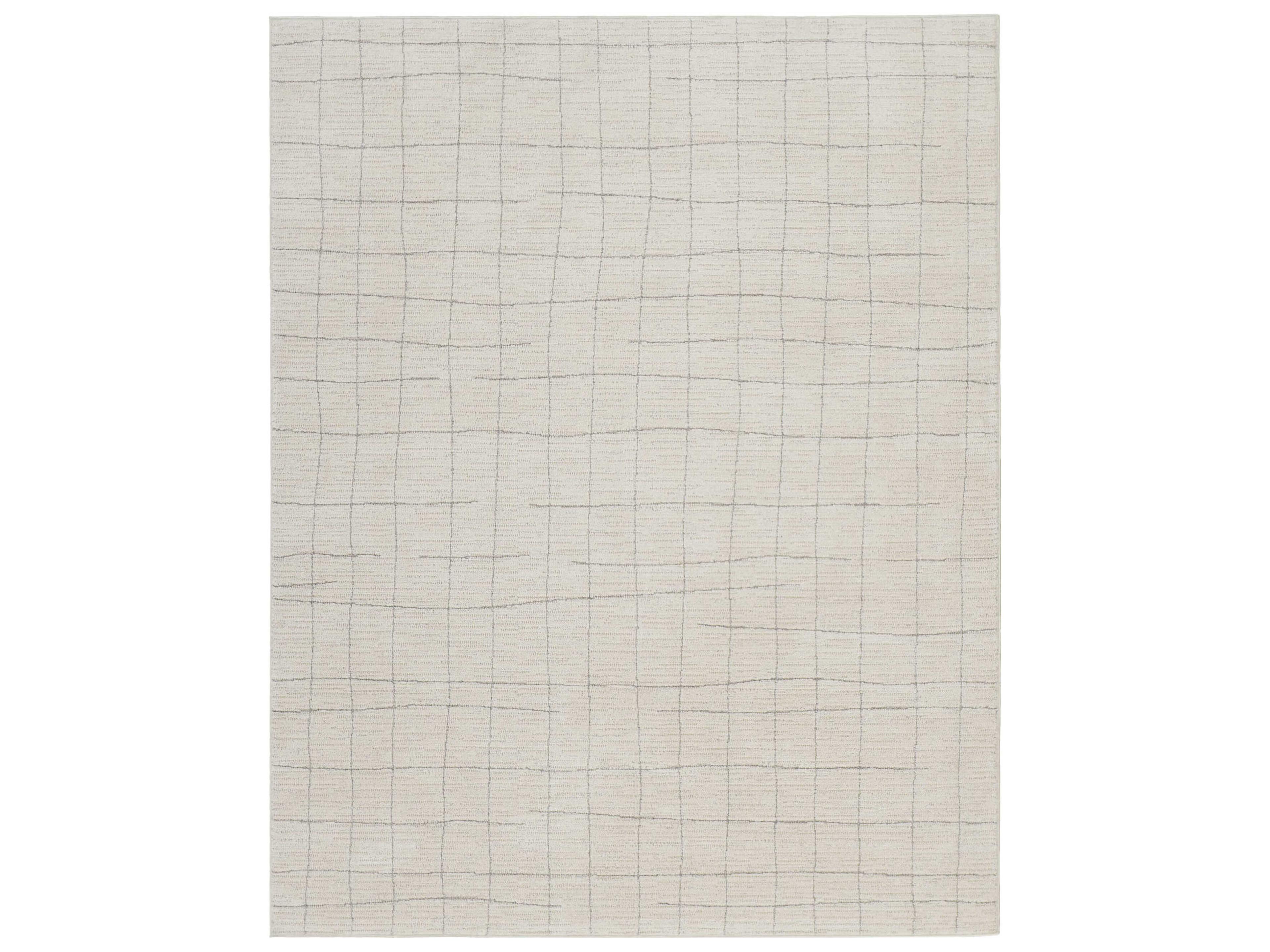 Andes Area Rug in Ivory Grey Abstract