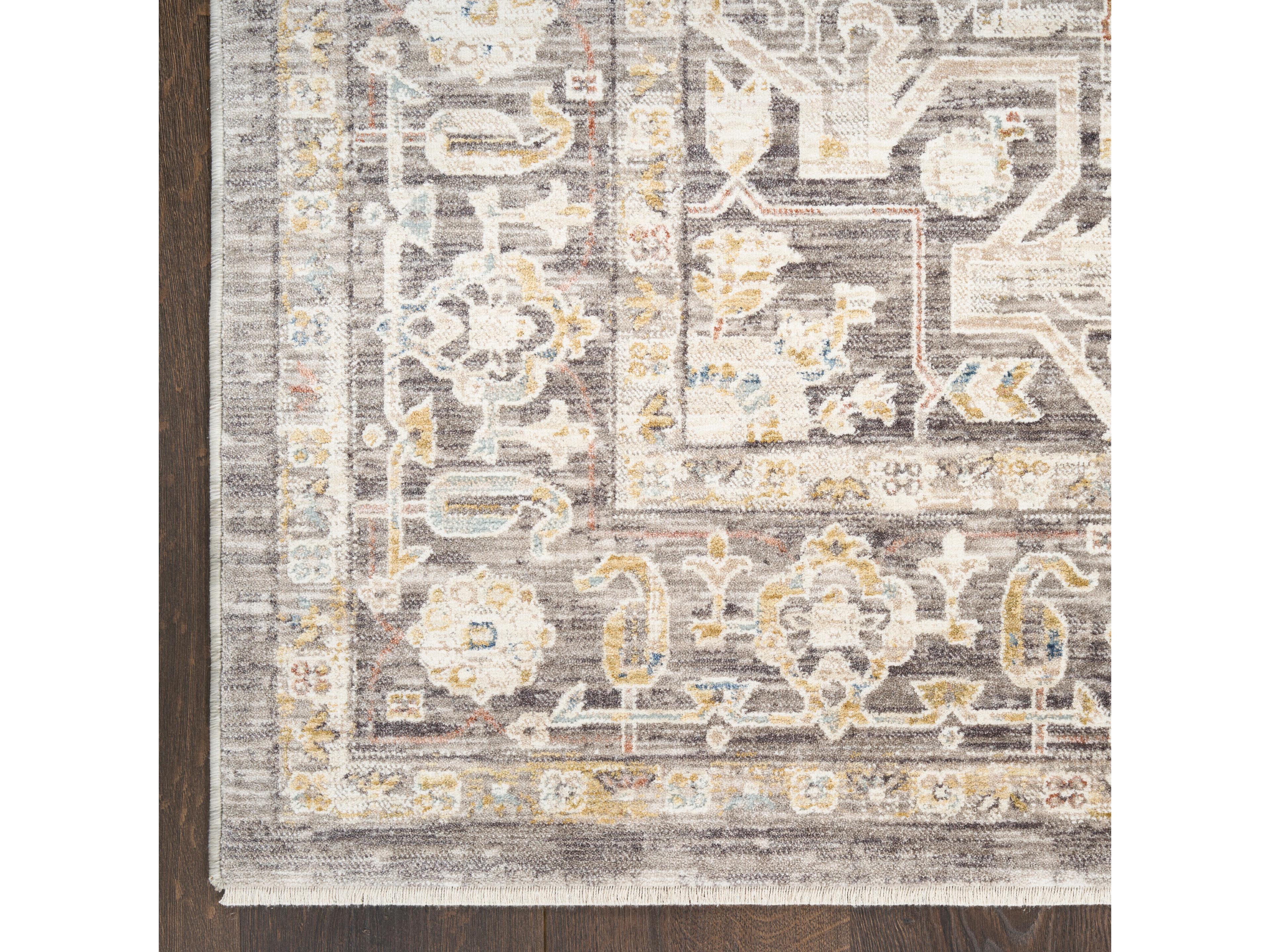 Nourison Antique Fusion Bordered Runner Area Rug