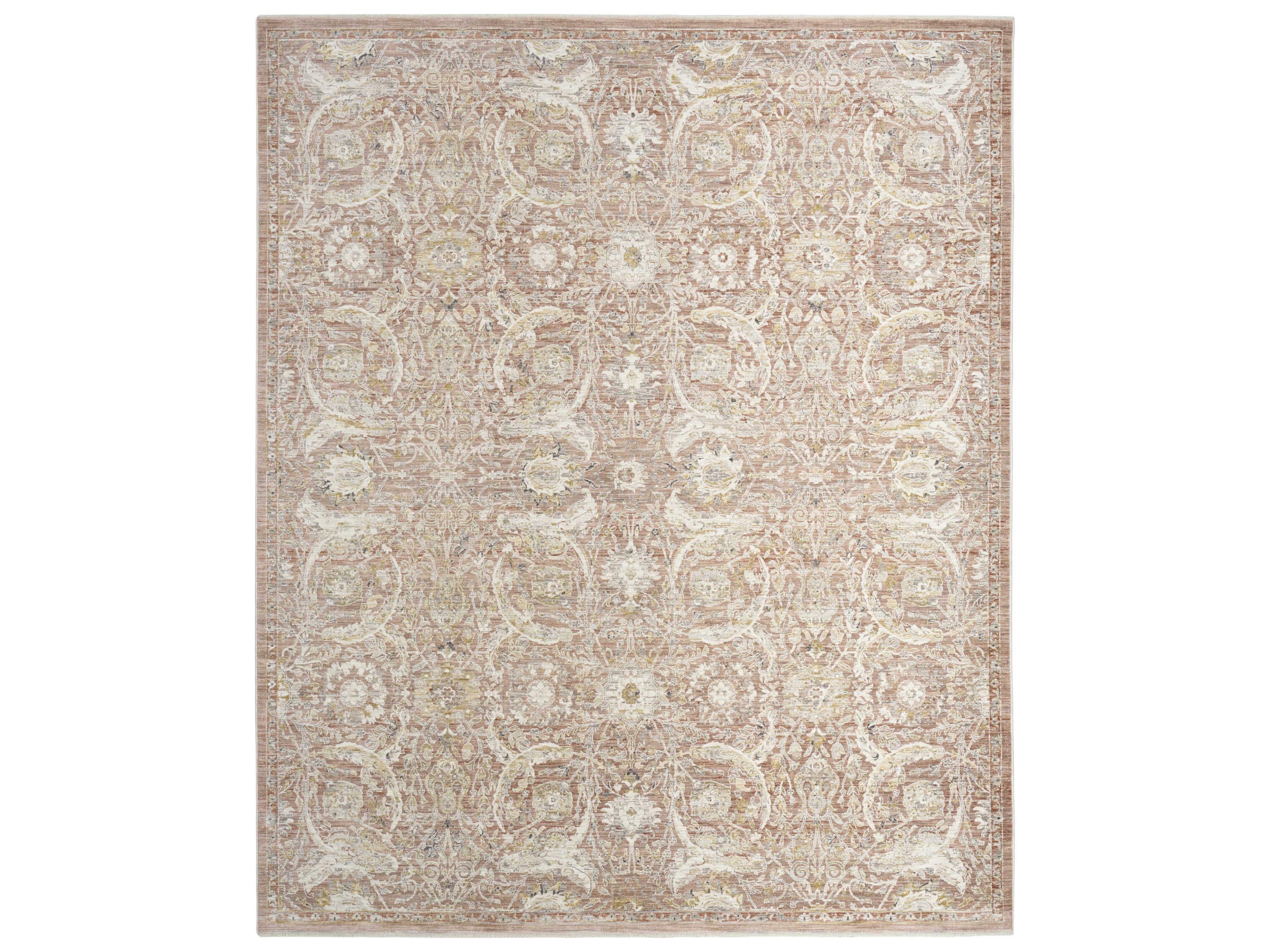 Antique Fusion Bordered Area Rug