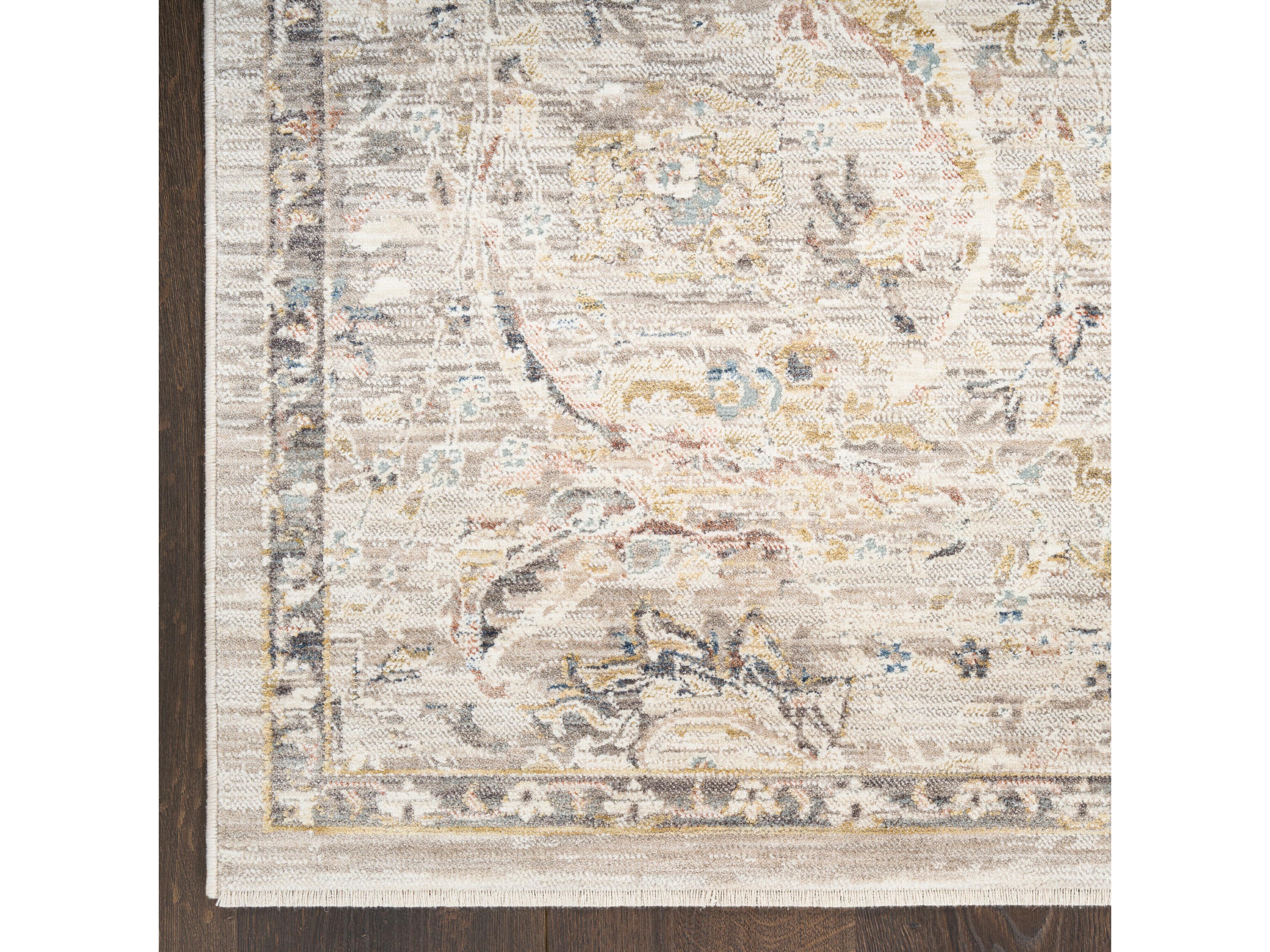 Nourison Antique Fusion Bordered Runner Area Rug