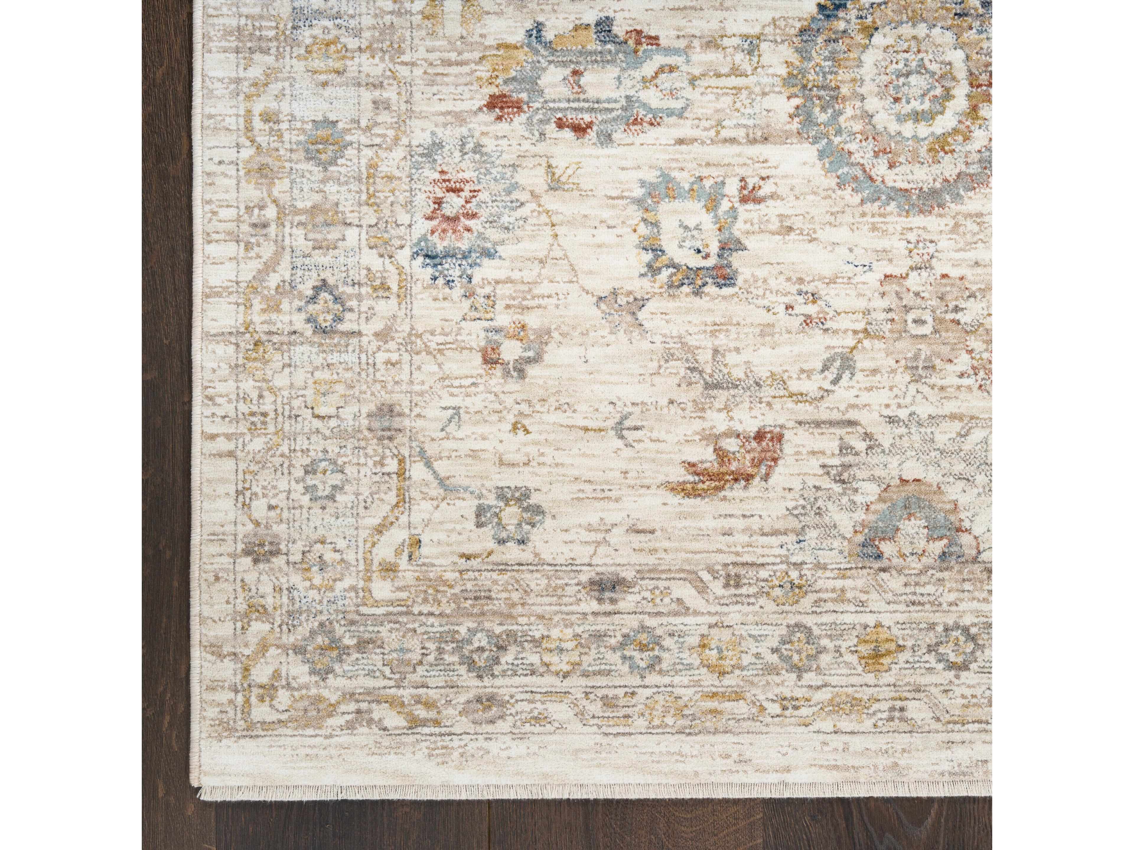 Nourison Antique Fusion Bordered Runner Area Rug