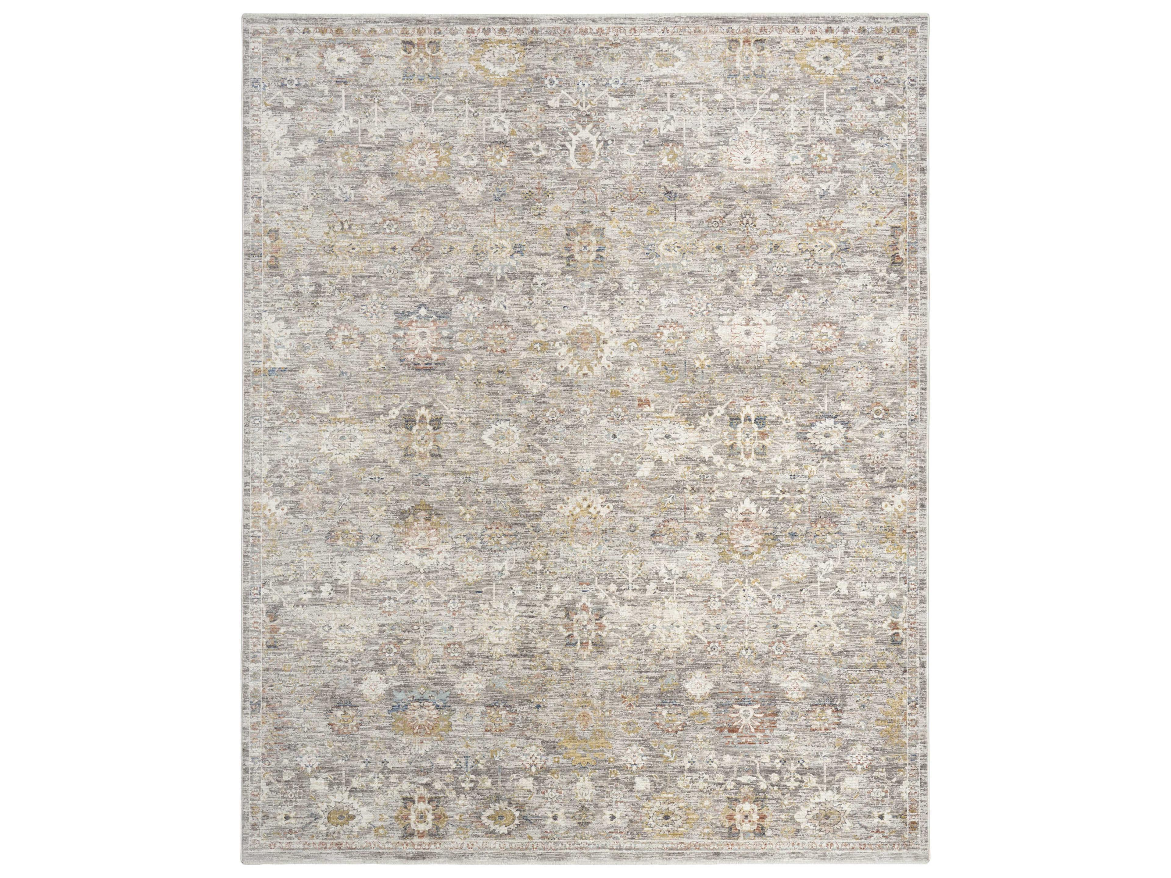 Antique Fusion Bordered Area Rug