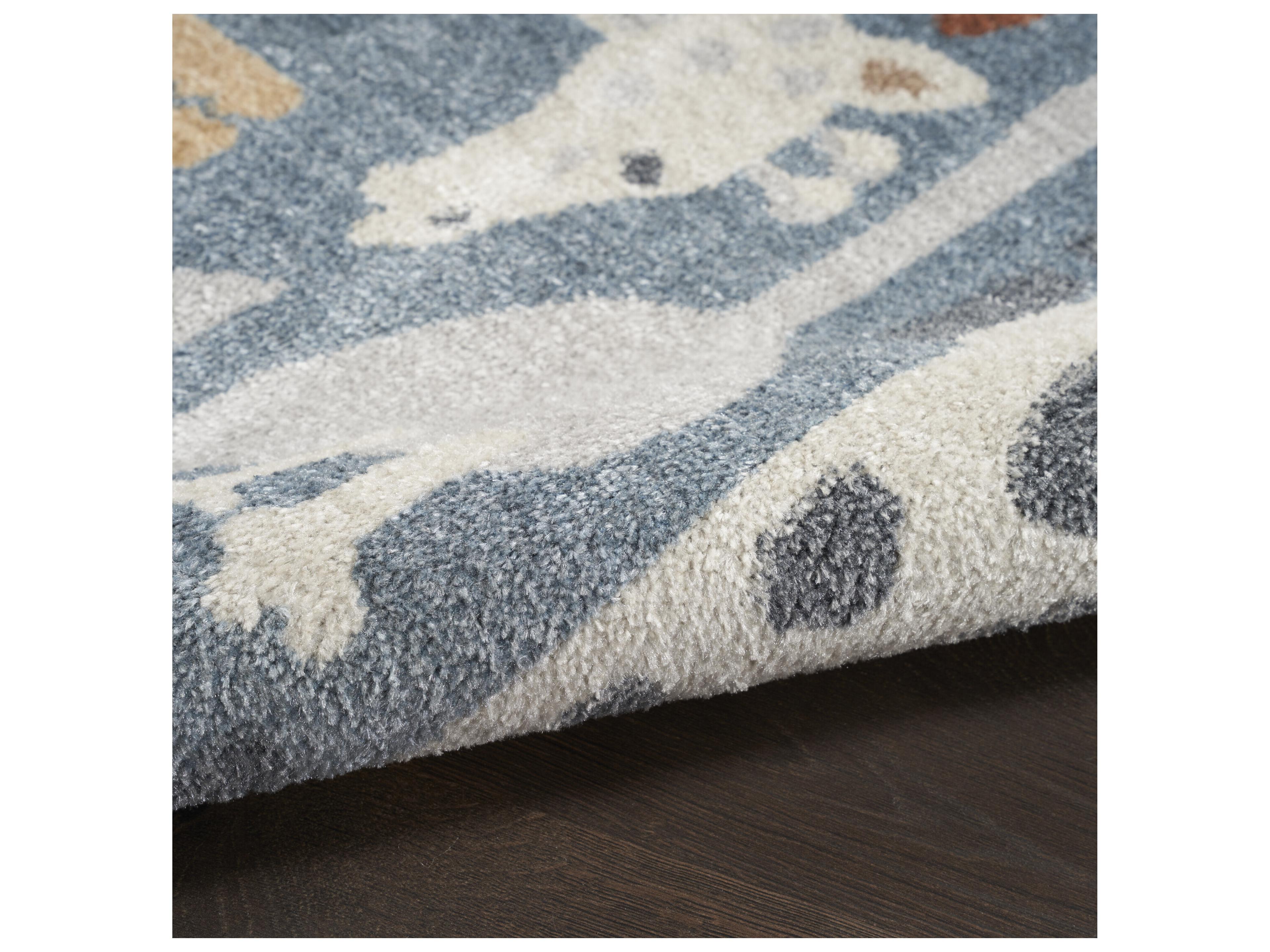 Nourison Astra Machine Washable Animal Prints Runner Area Rug