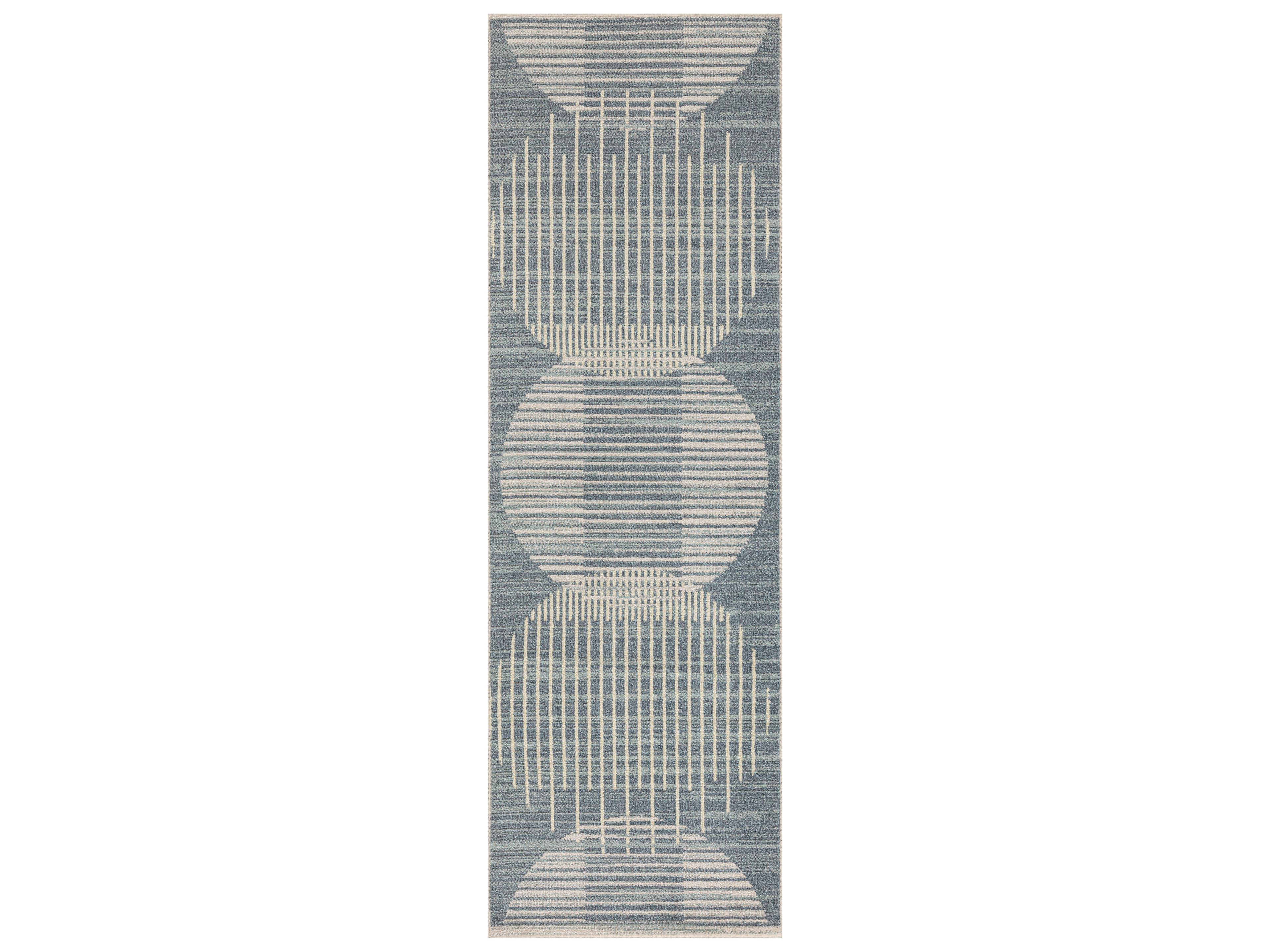 Astra Machine Washable Geometric Runner Area Rug