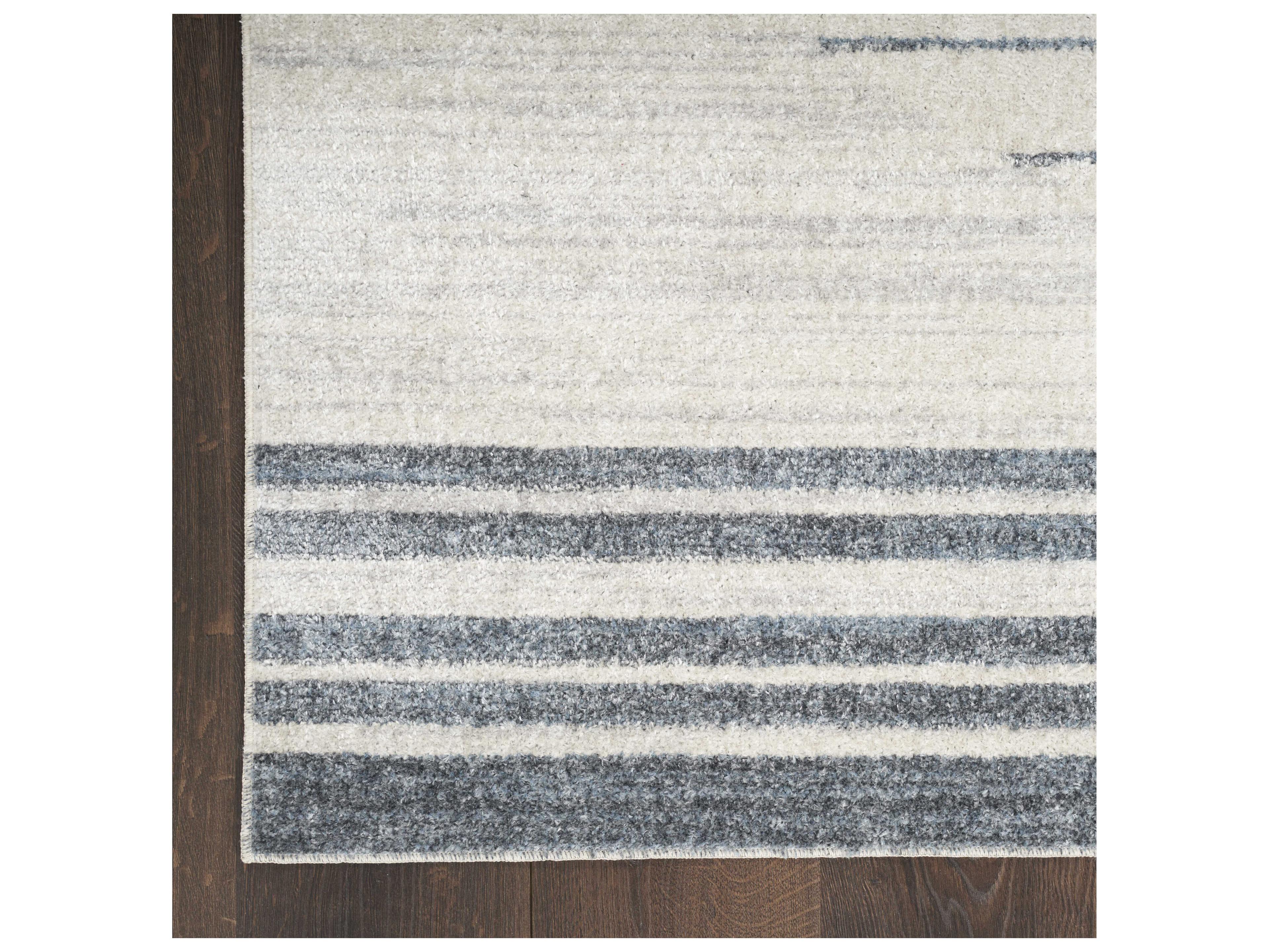 Nourison Astra Machine Washable Geometric Runner Area Rug