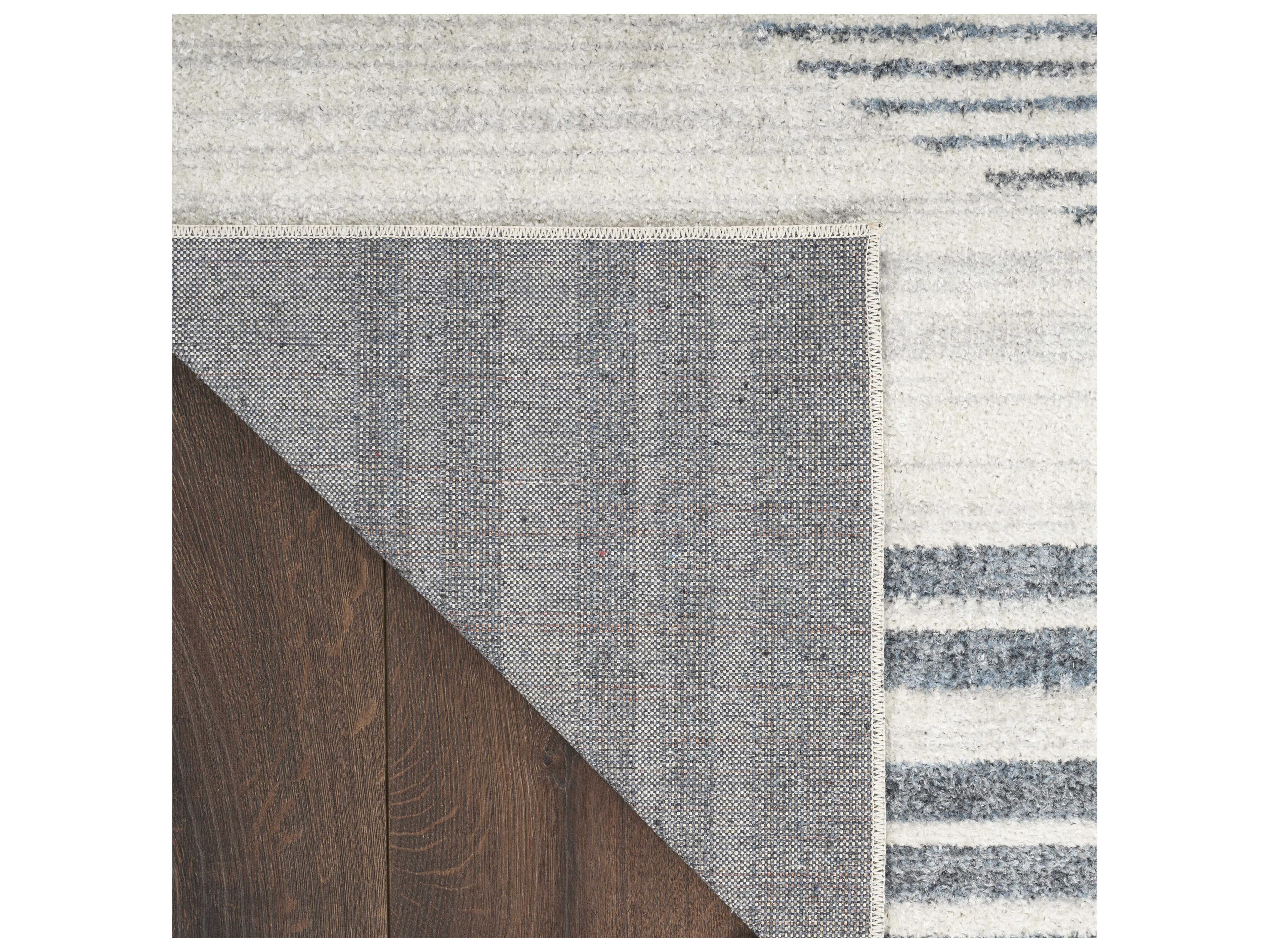 Nourison Astra Machine Washable Geometric Runner Area Rug