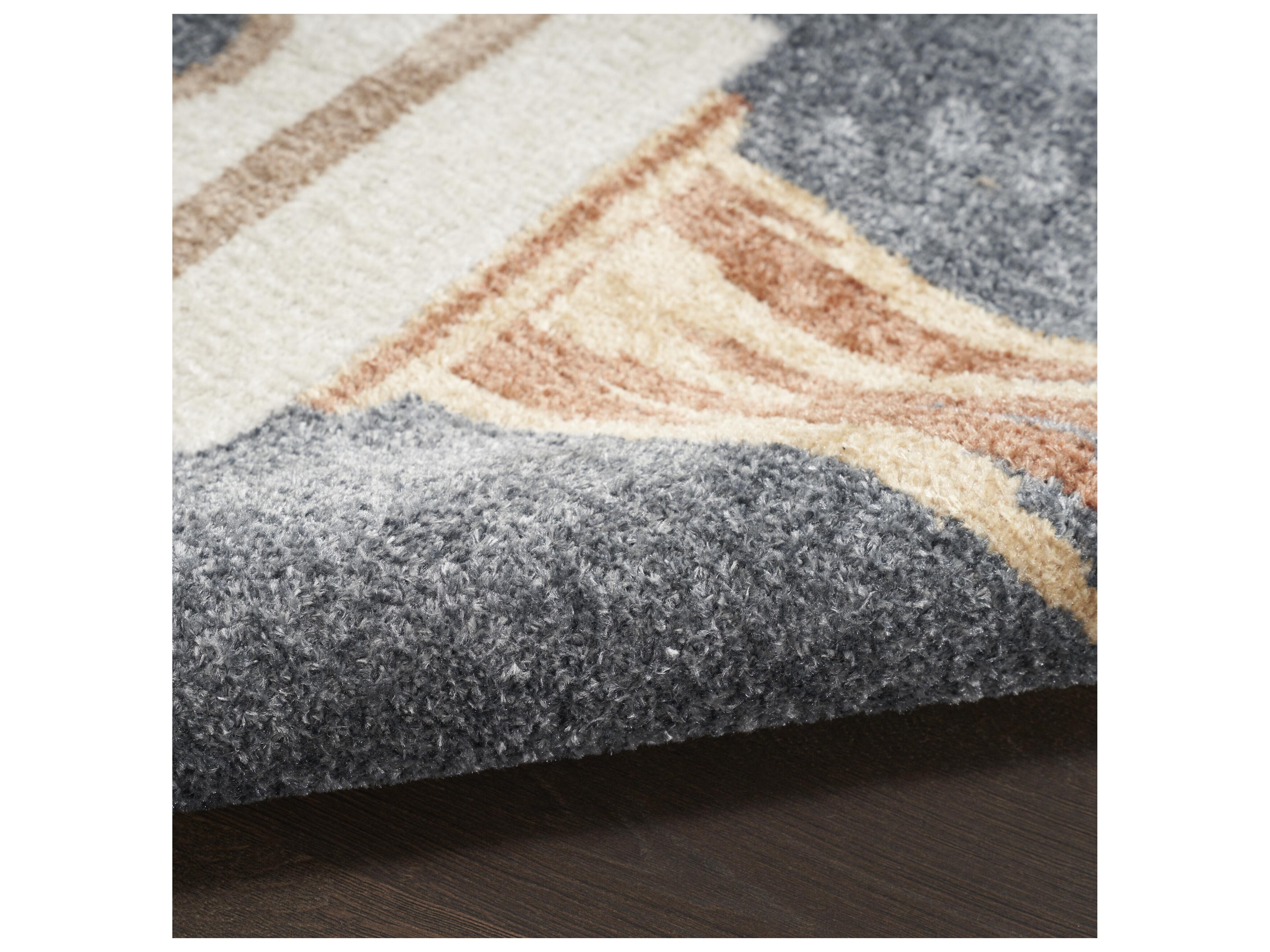 Nourison Astra Machine Washable Graphic Runner Area Rug