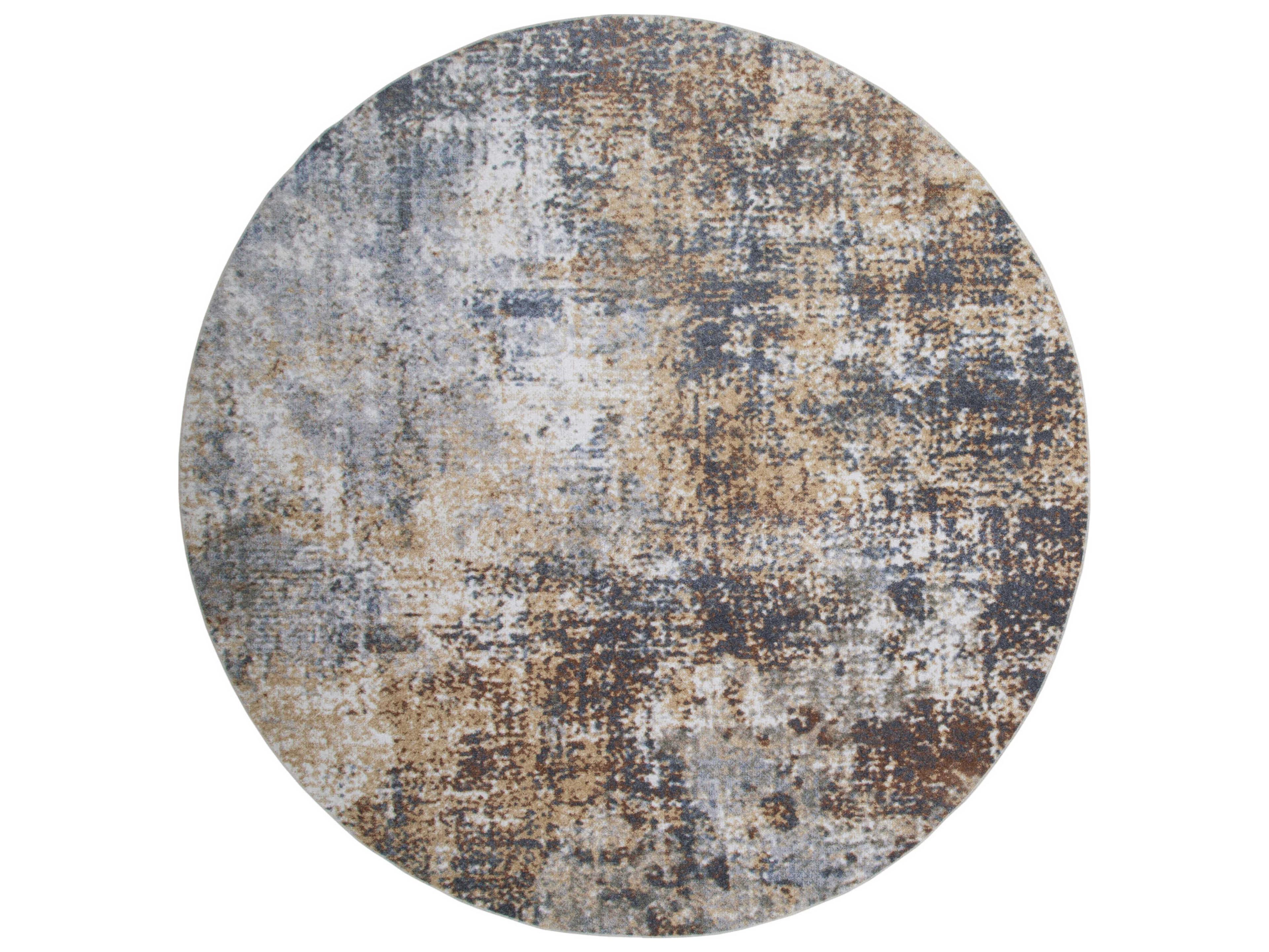 Astra Machine Washable Round Area Rug