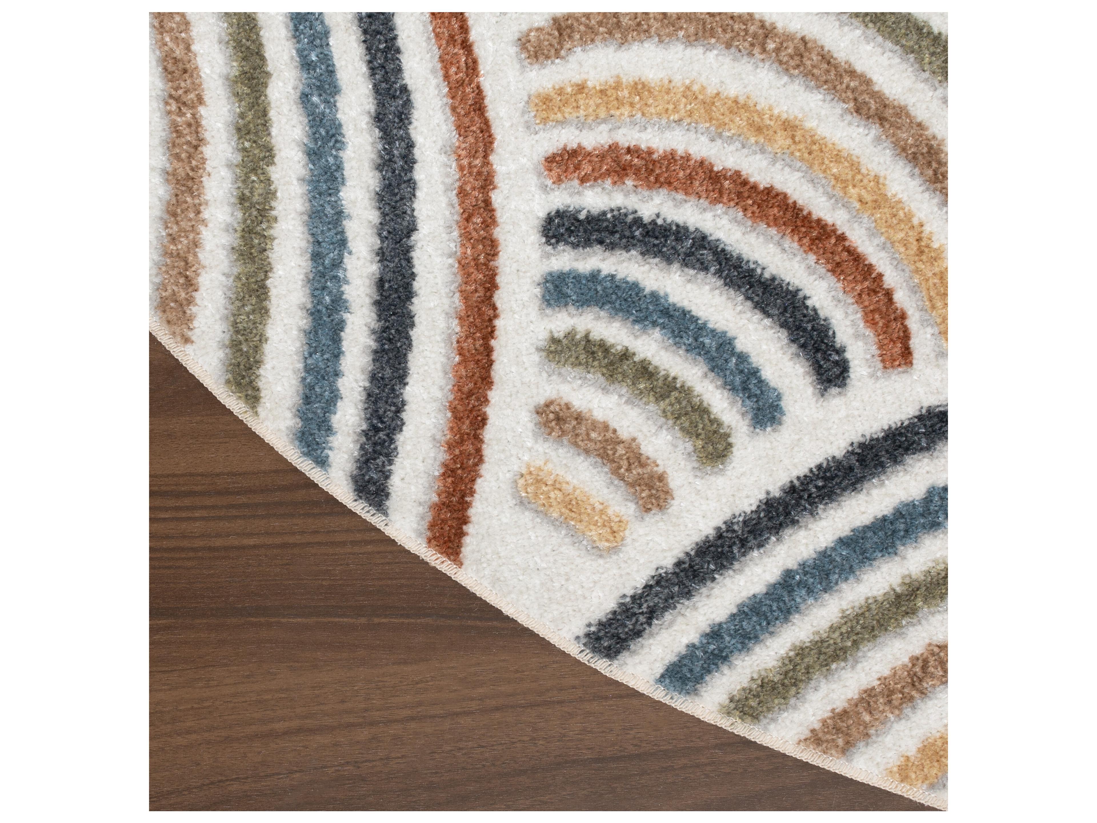 Nourison Astra Machine Washable Geometric Area Rug