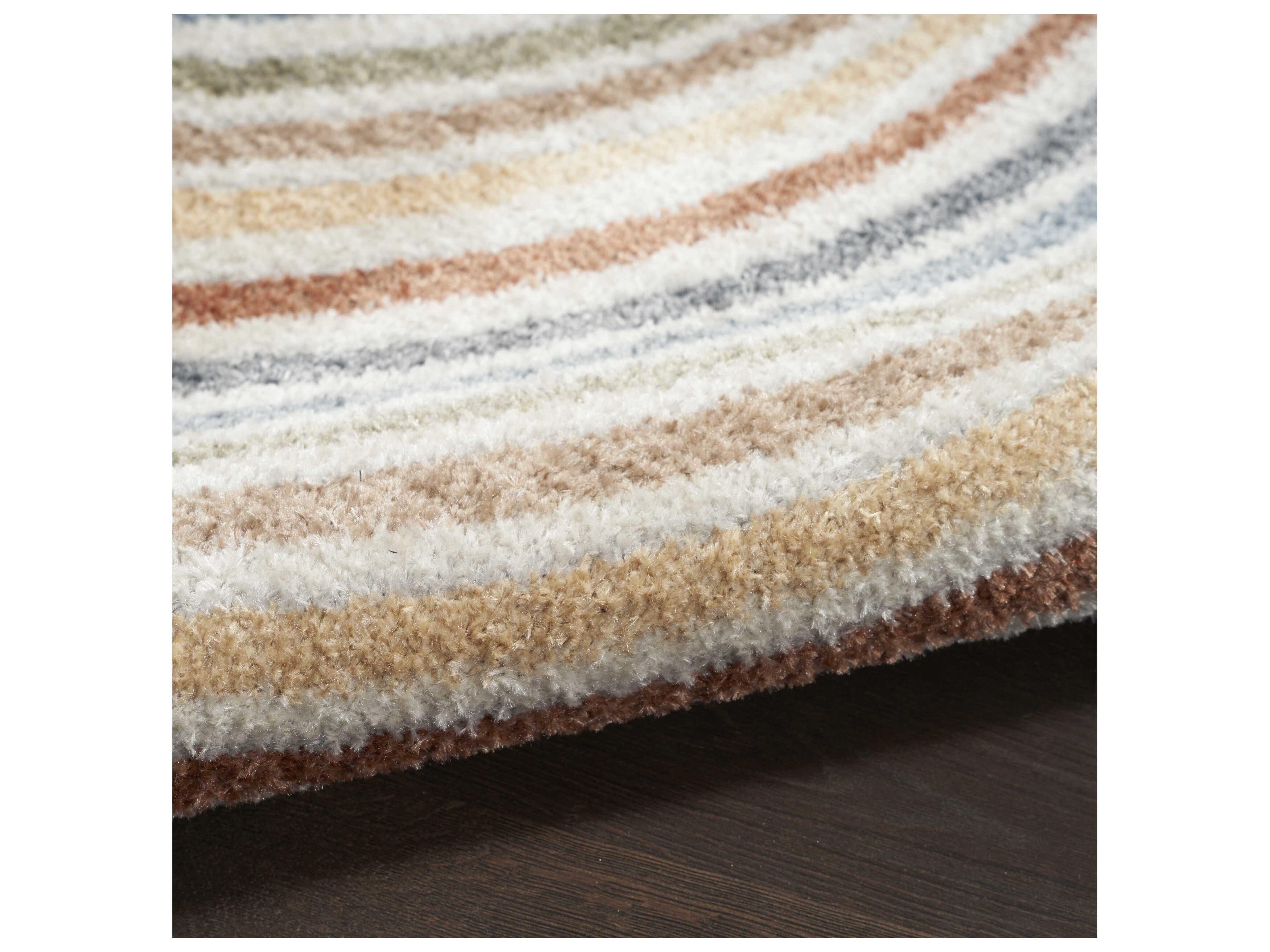 Nourison Astra Machine Washable Geometric Runner Area Rug