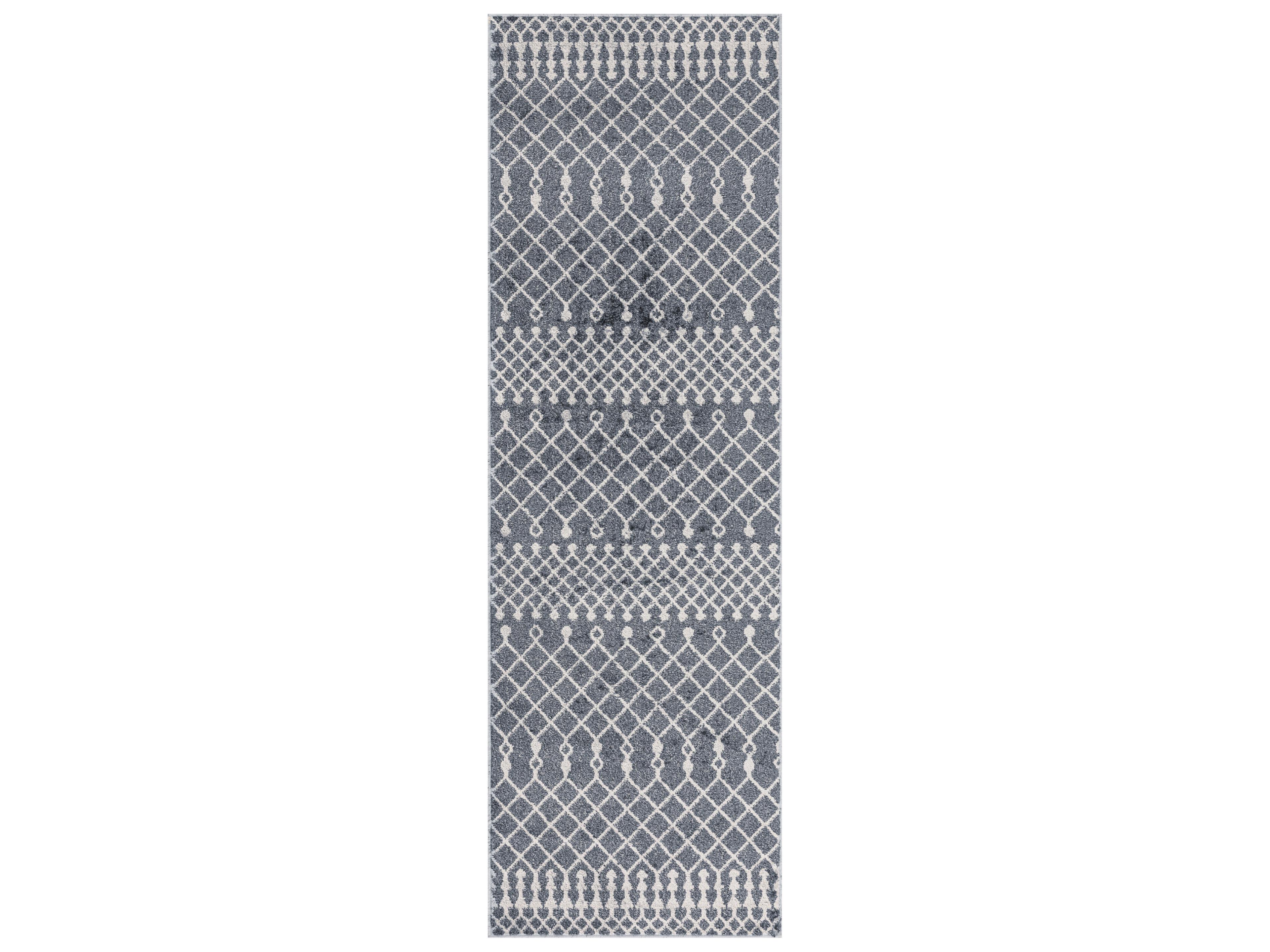 Astra Machine Washable Geometric Runner Area Rug