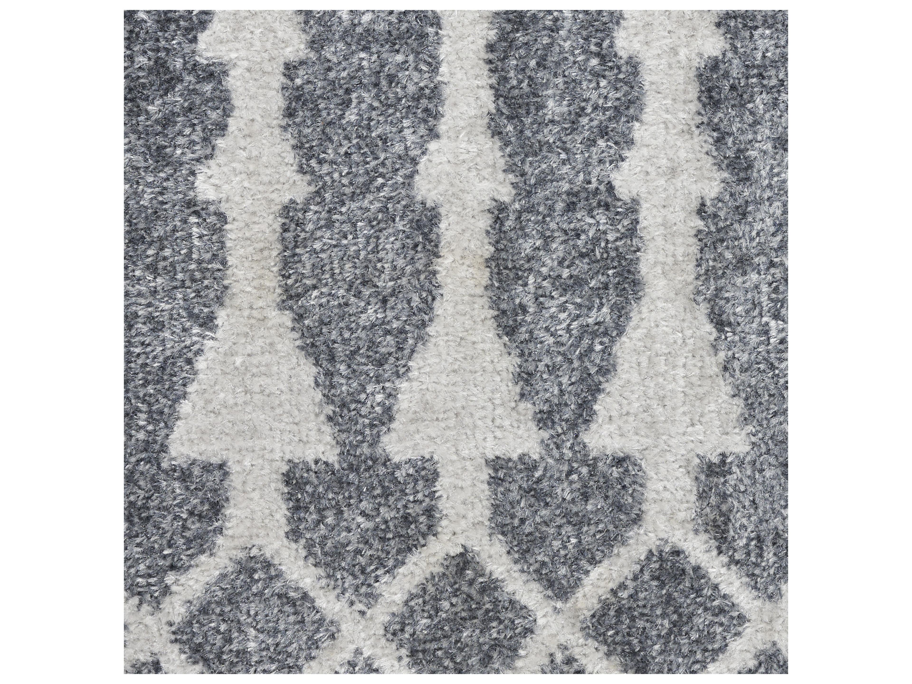 Nourison Astra Machine Washable Geometric Runner Area Rug