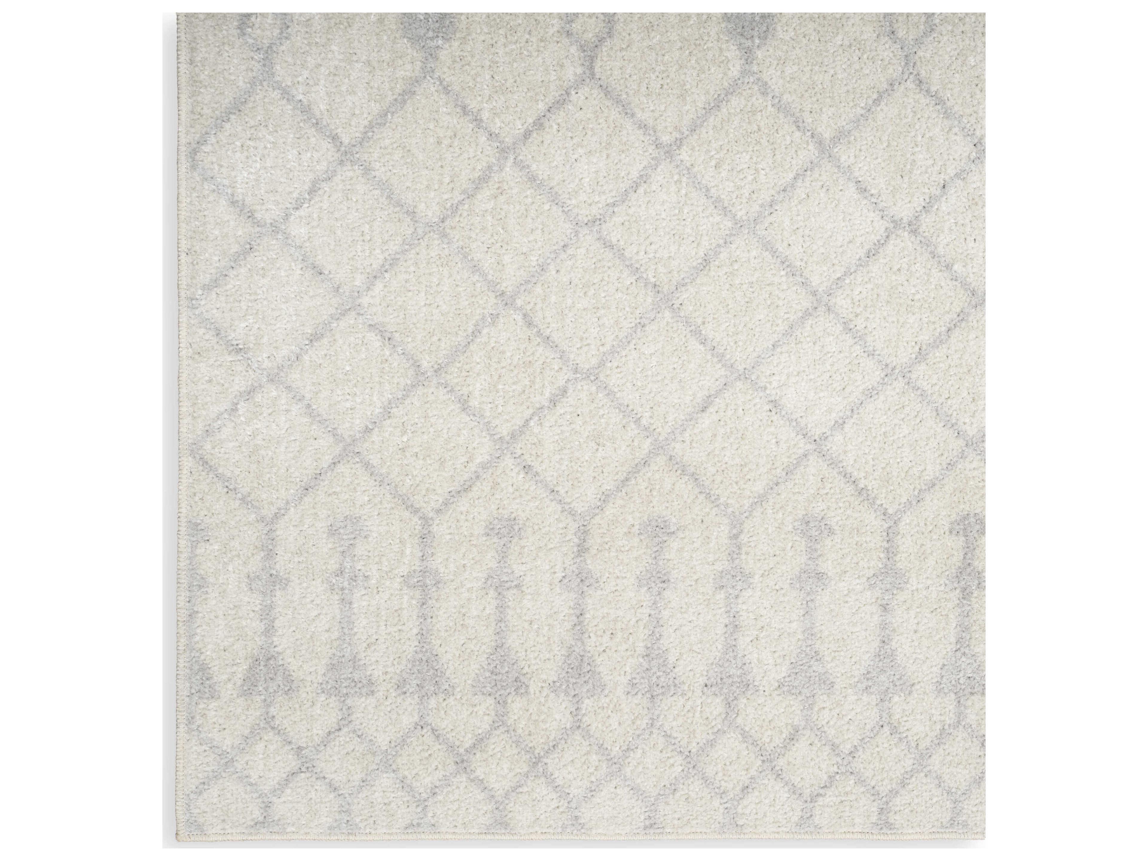 Nourison Astra Machine Washable Geometric Runner Area Rug