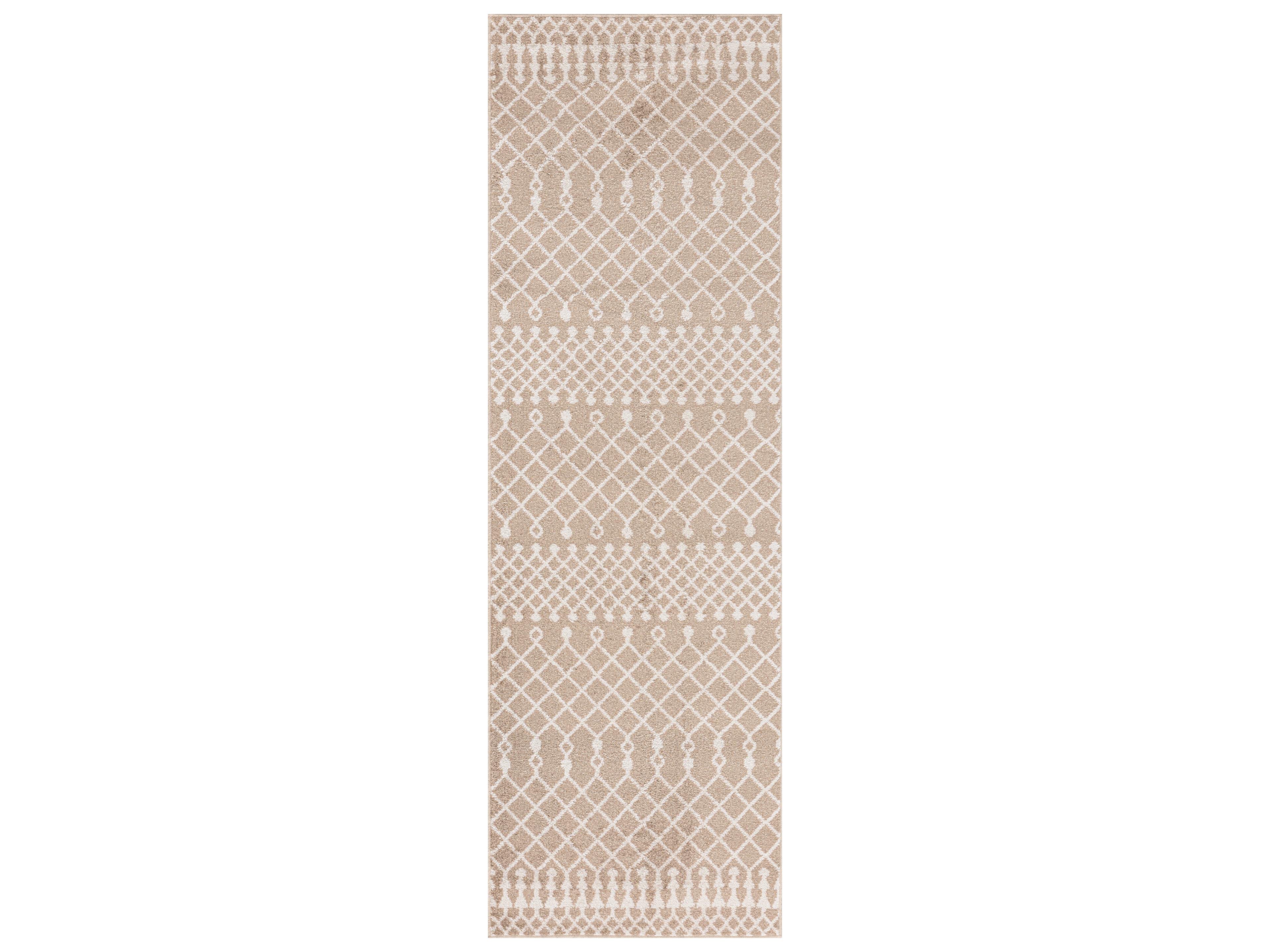 Astra Machine Washable Geometric Runner Area Rug