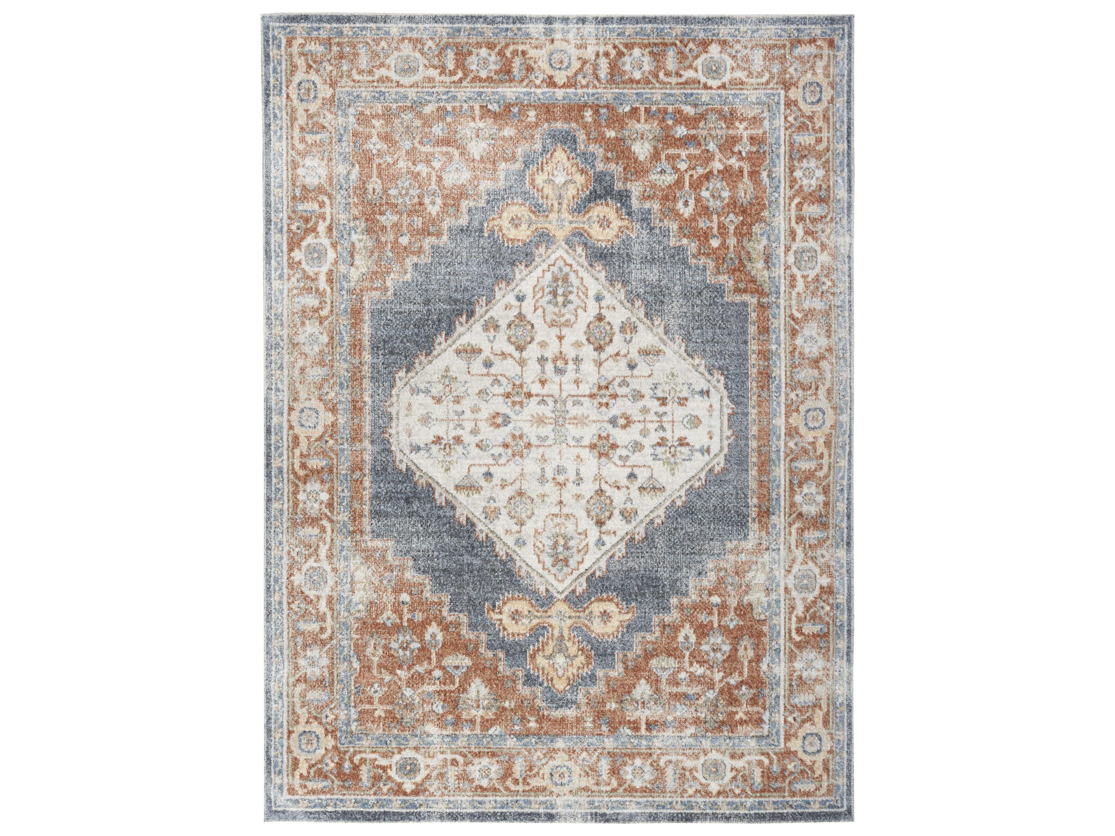 Astra Machine Washable Bordered Area Rug