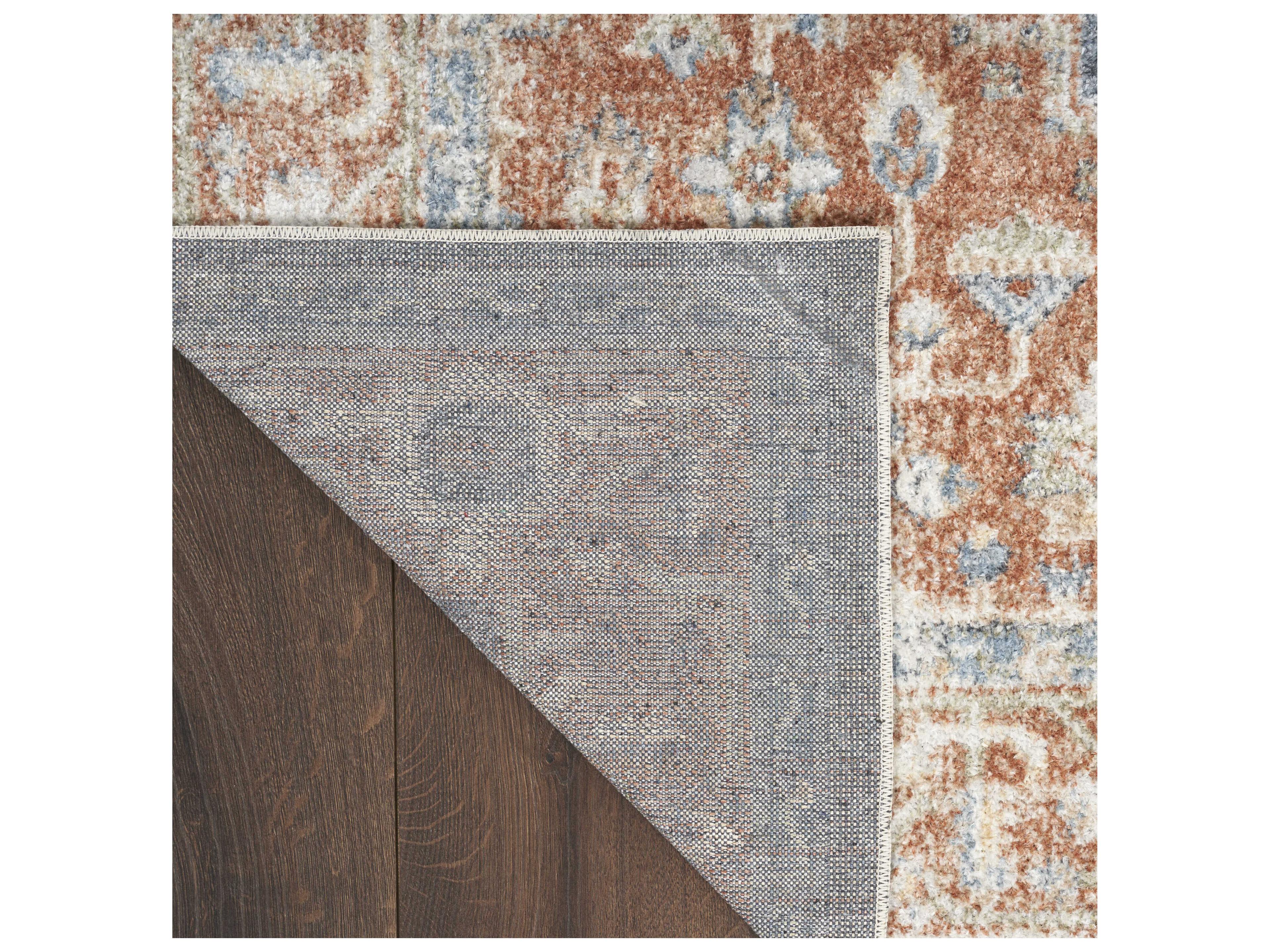 Nourison Astra Machine Washable Bordered Runner Area Rug