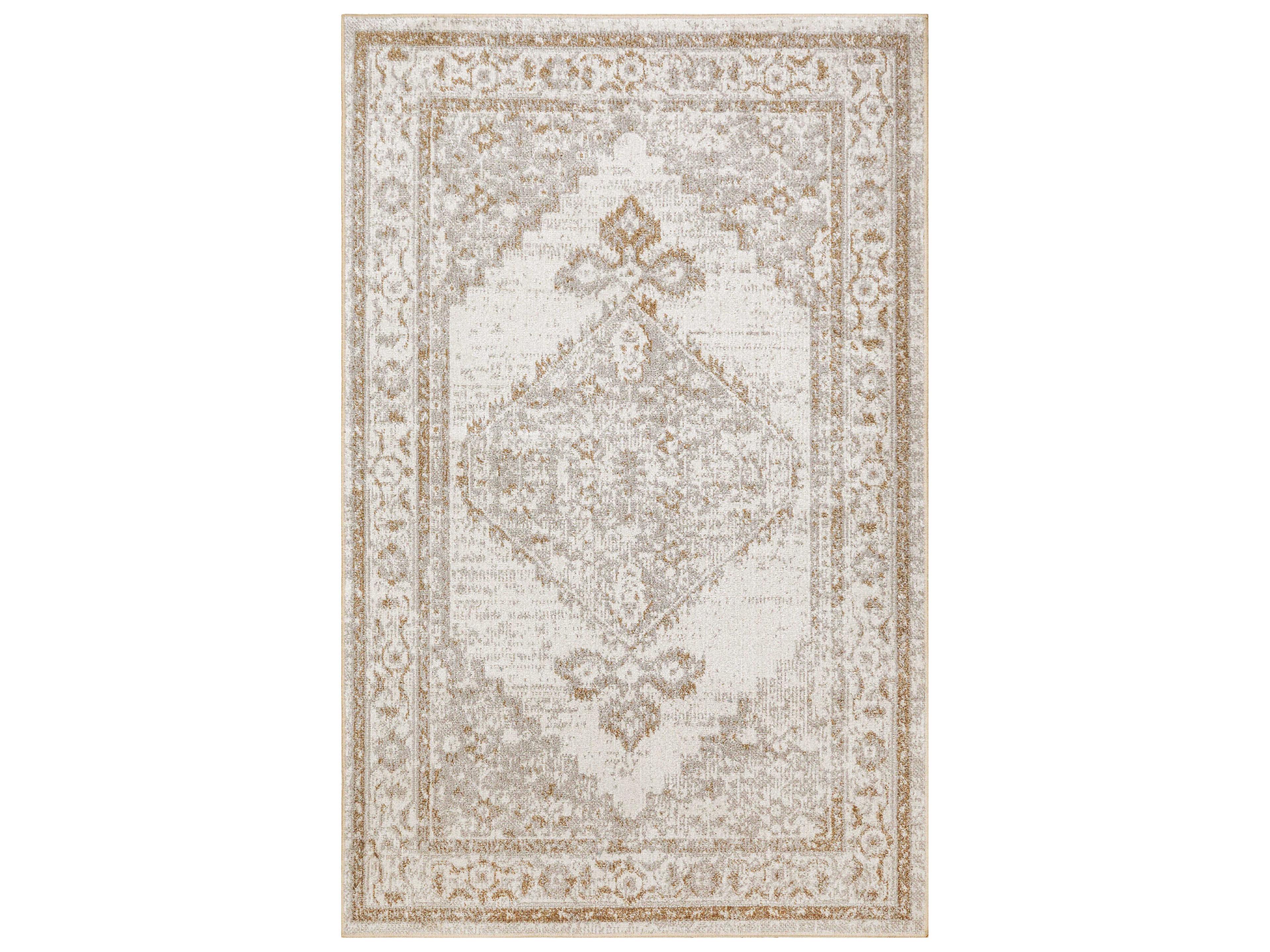 Astra Machine Washable Bordered Area Rug