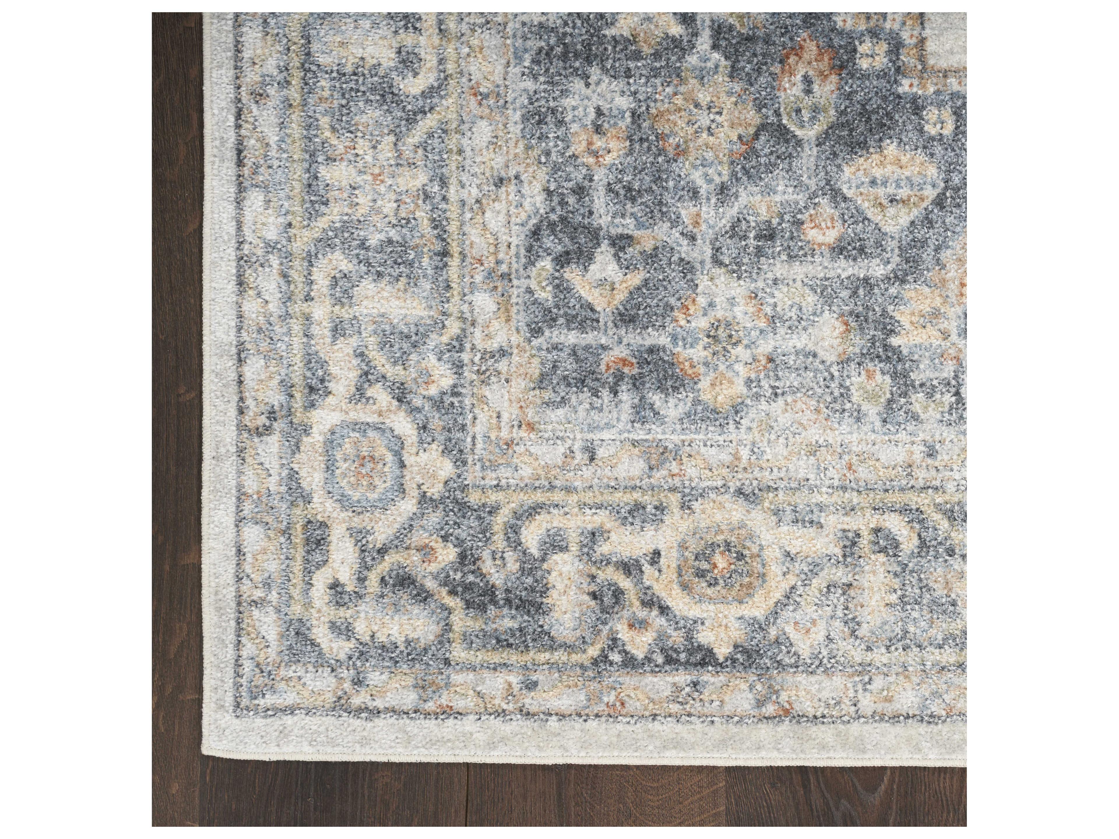 Nourison Astra Machine Washable Bordered Area Rug