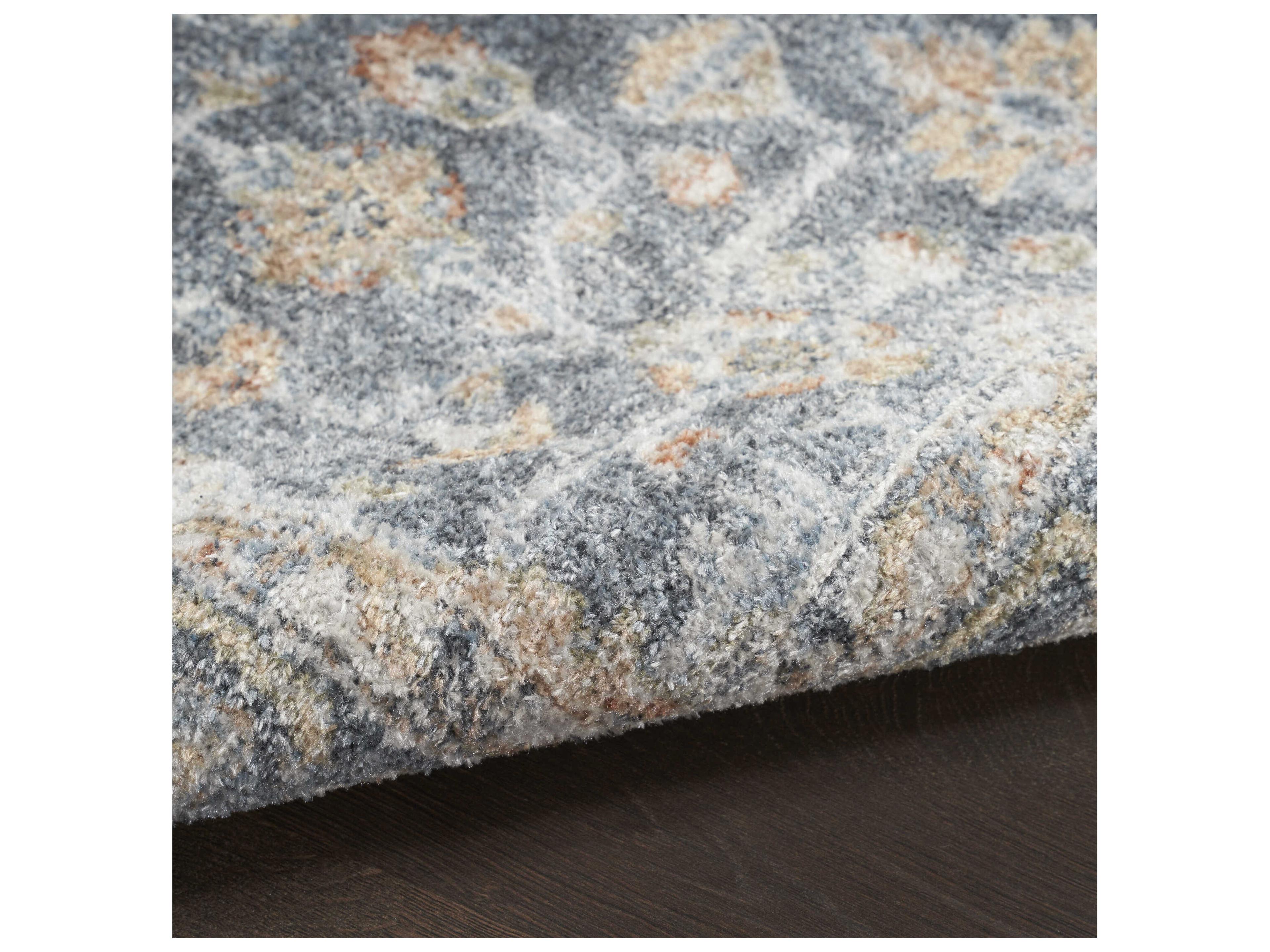 Nourison Astra Machine Washable Bordered Runner Area Rug