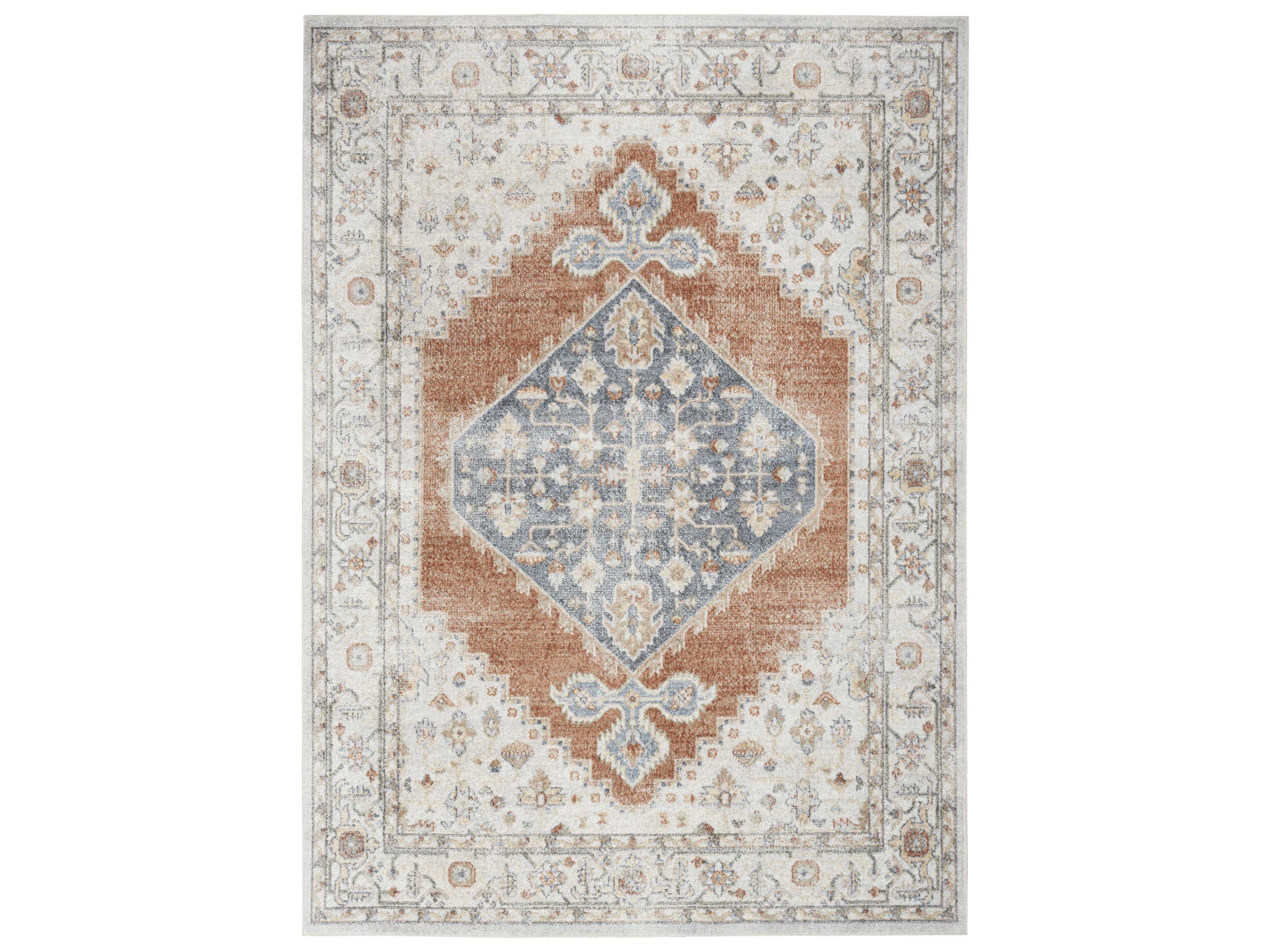 Astra Machine Washable Bordered Area Rug