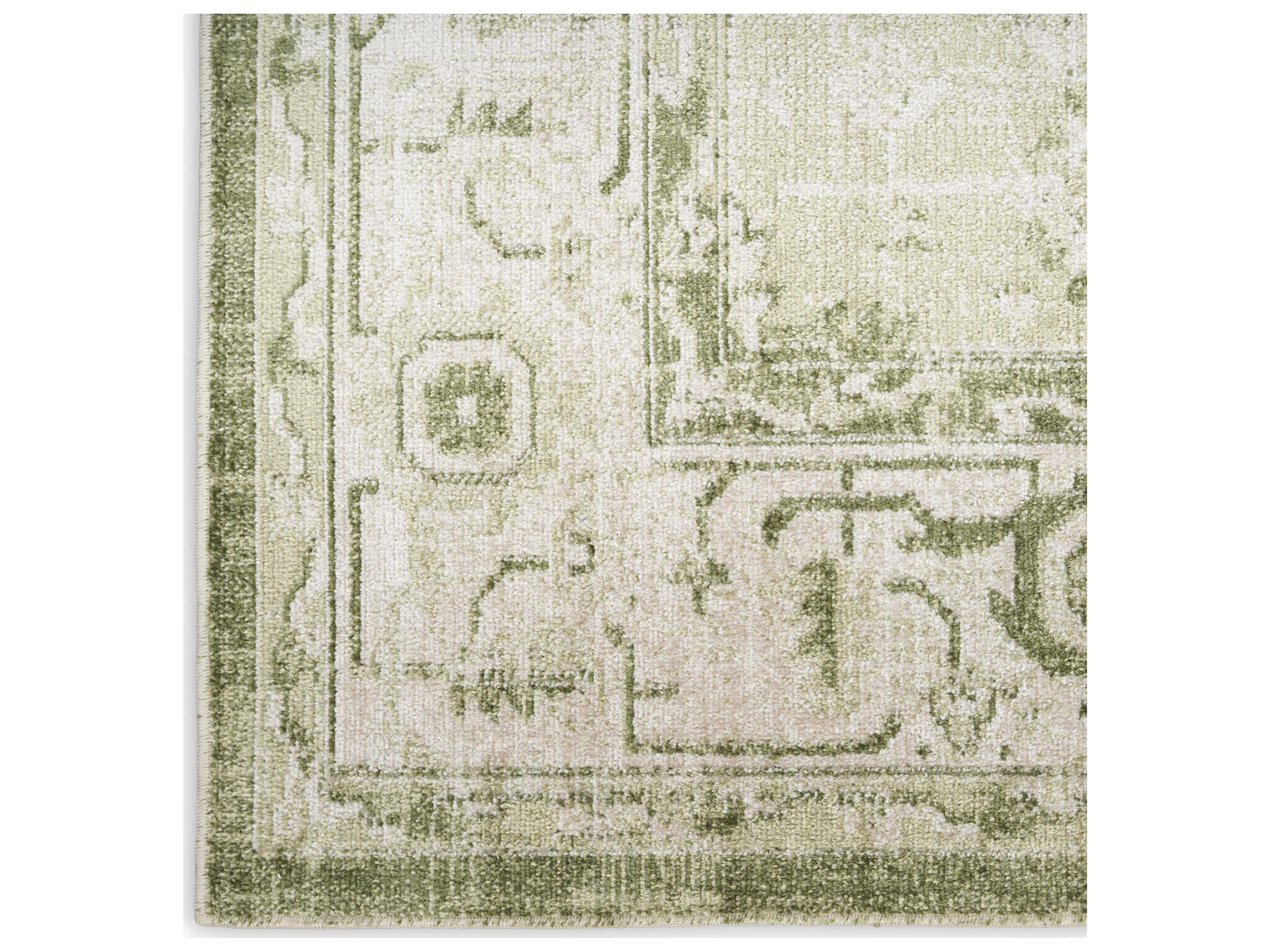 Nourison Astra Machine Washable Bordered Runner Area Rug