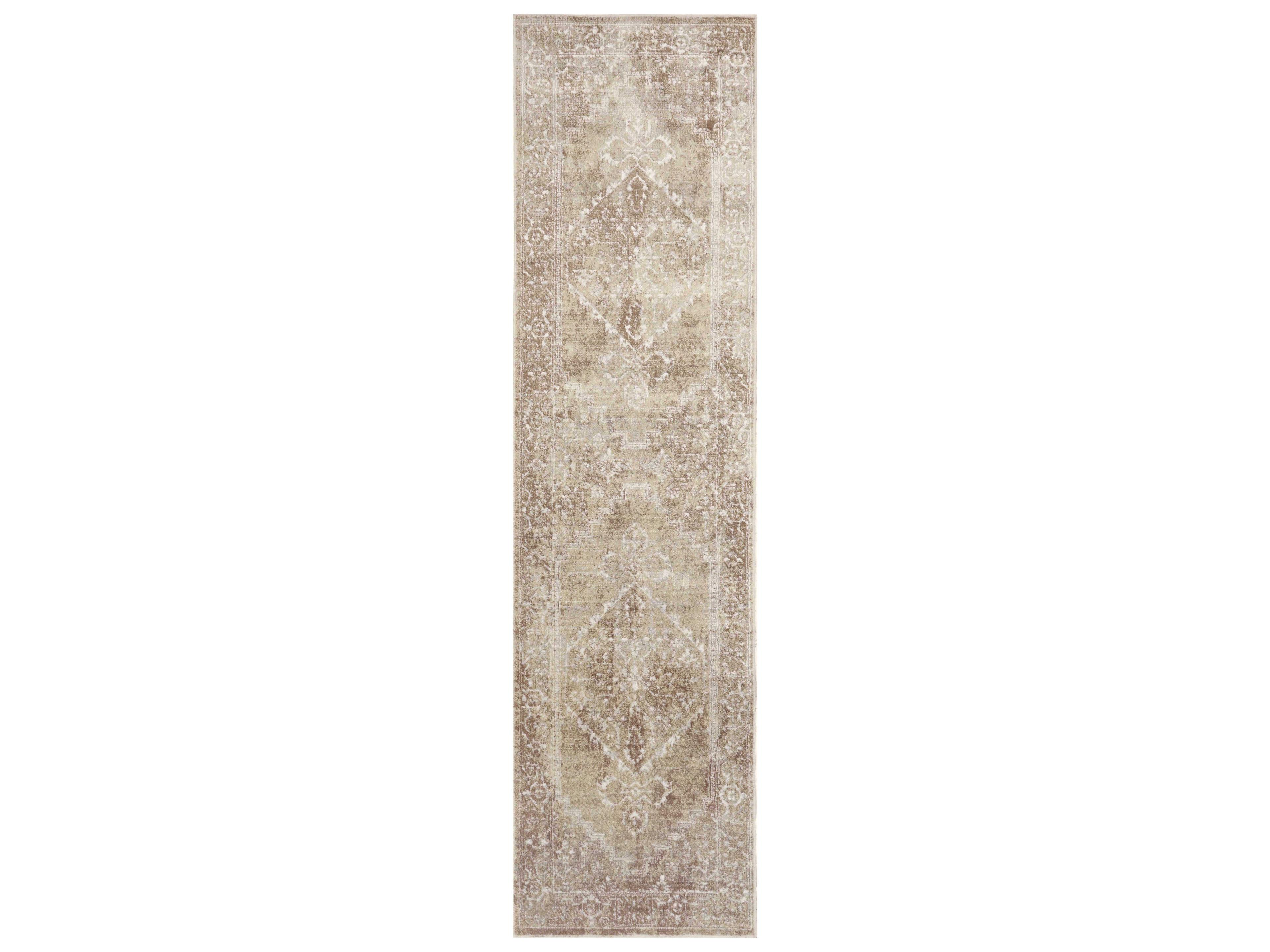 Astra Machine Washable Bordered Runner Area Rug